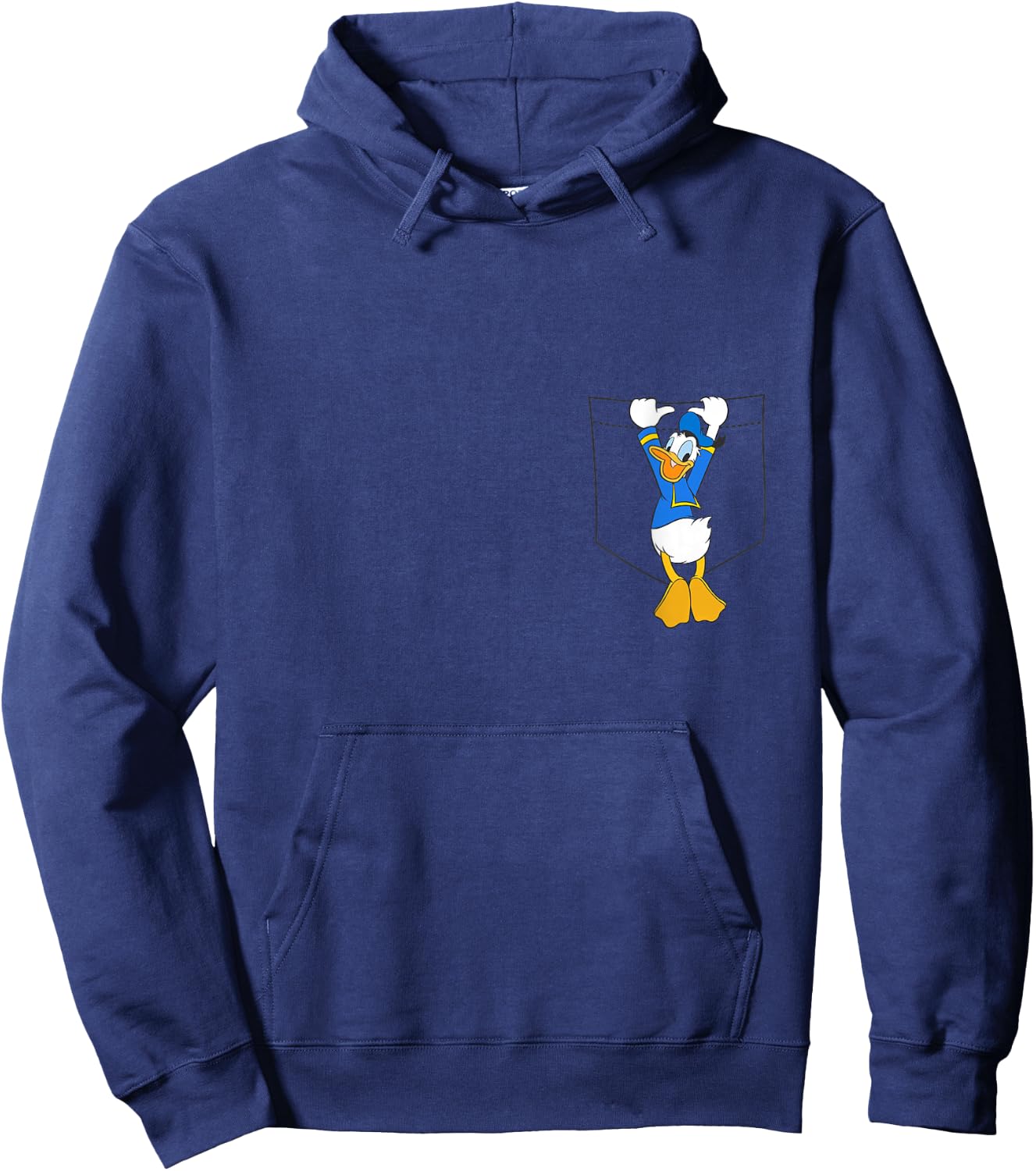 Disney Mickey & Friends Donald Duck Small Pocket Hoodie - Hoodie | Navy