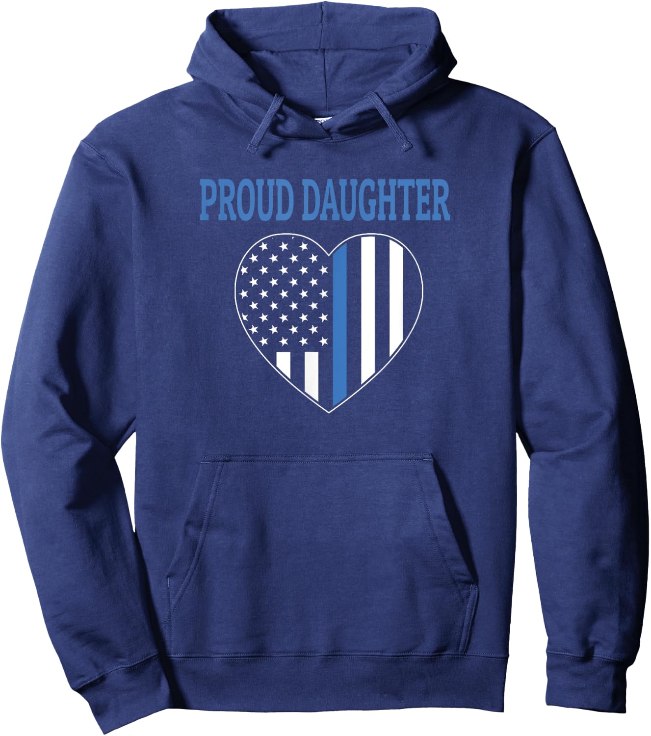 Police Officer Daughter - Proud Daughter Hoodie - Hoodie | Navy