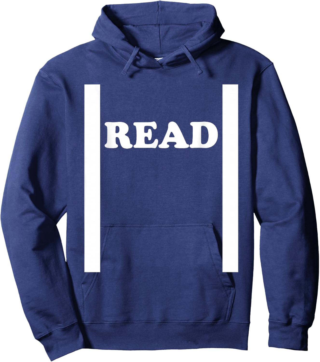 Read Between The Lines - English Language Idiom Linguistics Hoodie - Hoodie | Navy