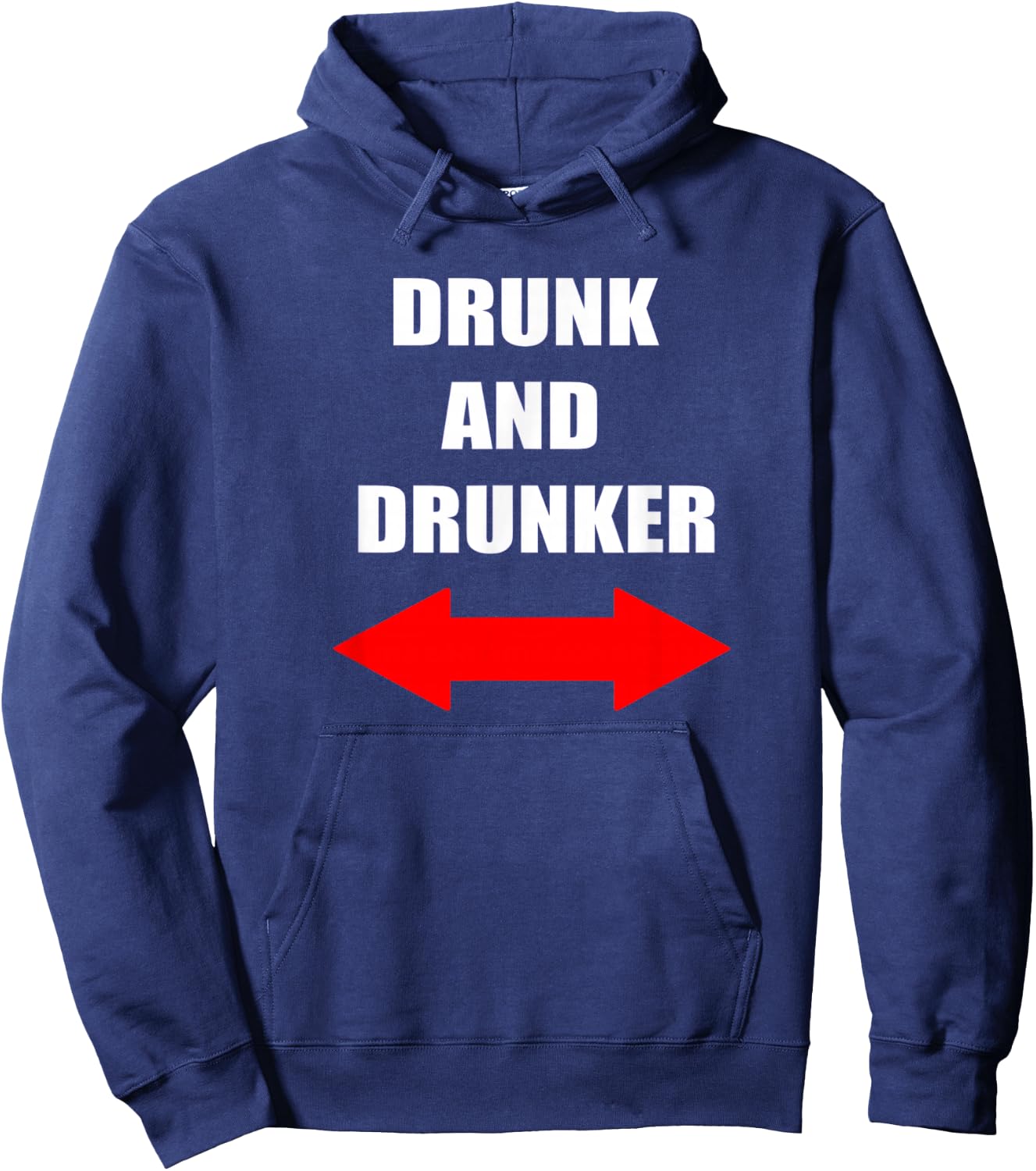Funny Cruise Alcohol Drinking Drunk and Drunker Hoodie - Hoodie | Navy