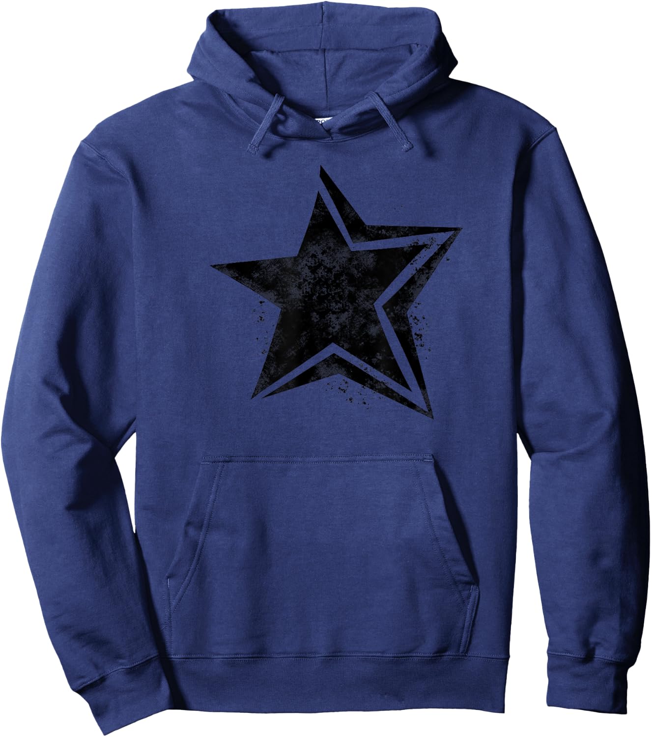 Cyber Y2K Star Aesthetic Downtown Girl Grunge der frühen 2000er Jahre Hoodie - Hoodie | Navy