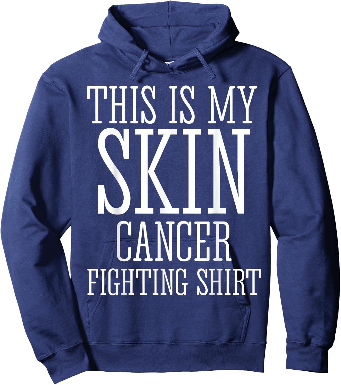 This Is My Skin Cancer Fighting Shirt Shirt Hoodie - Hoodie | Navy
