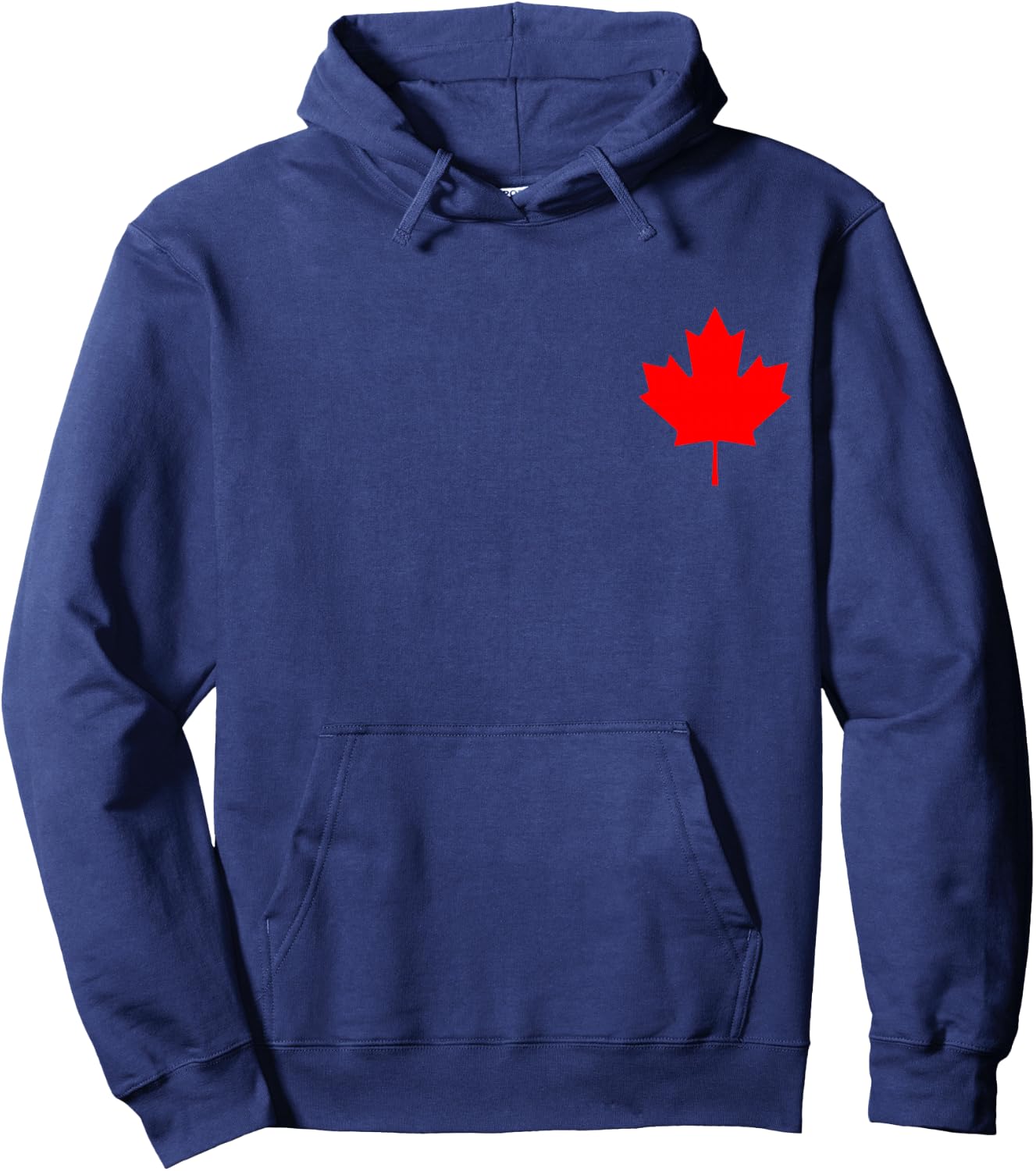 Red Maple Leaf Flag of Canada Cool Canadian Flags Men Women Hoodie - Hoodie | Navy