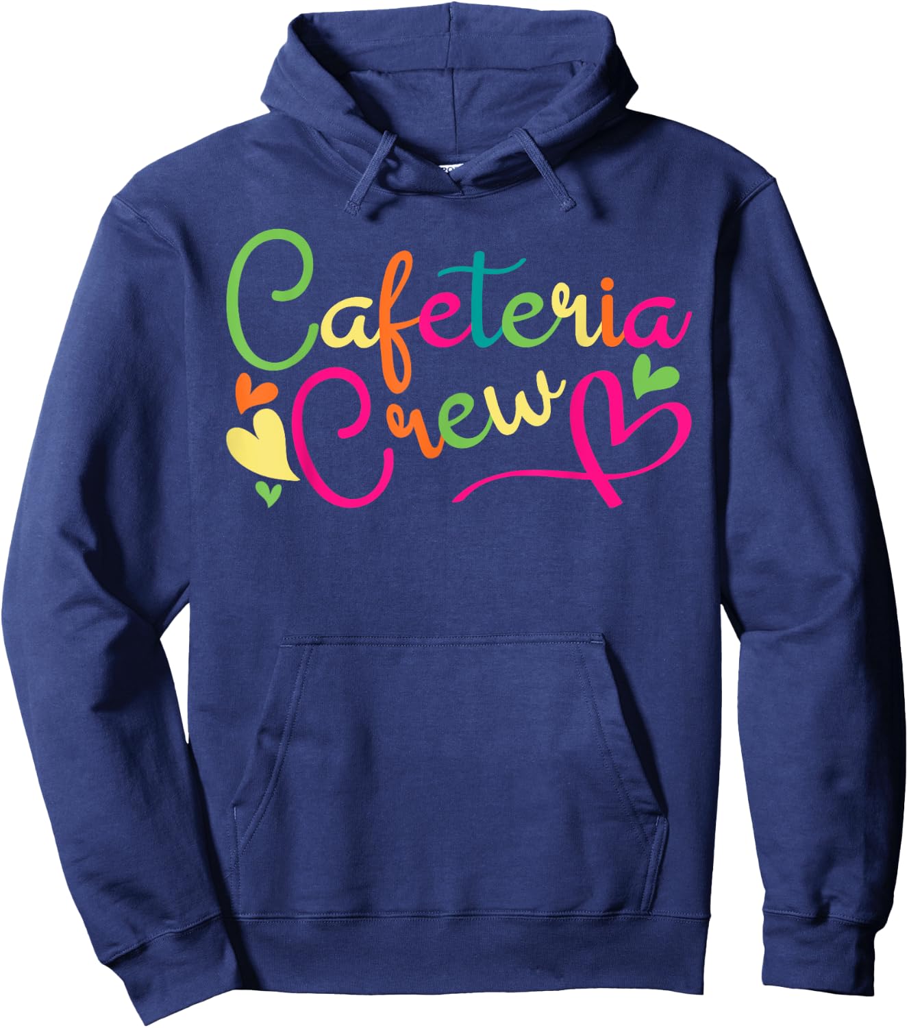 Cafeteria Crew Back to School Lunch Lady Worker Squad Gifts Hoodie - Hoodie | Navy