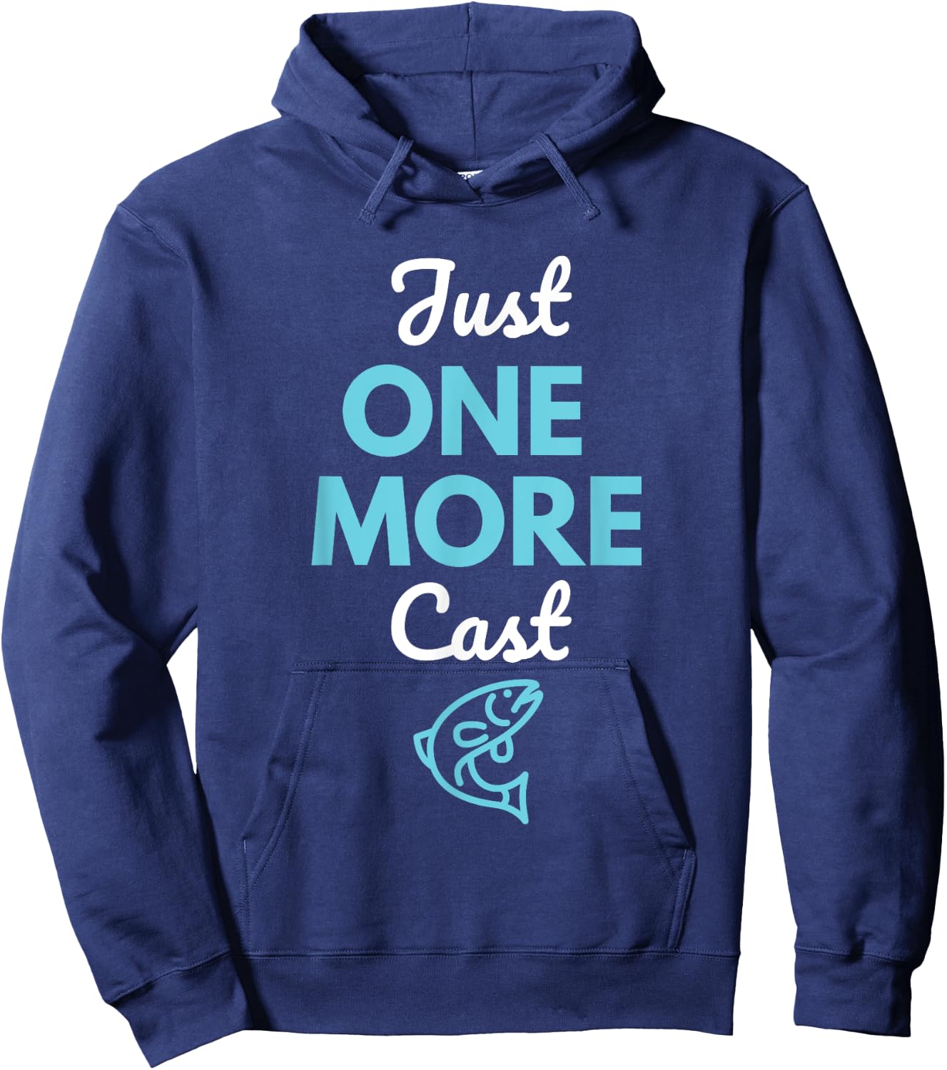 Just One More Cast Fishing Hoodie - Hoodie | Navy