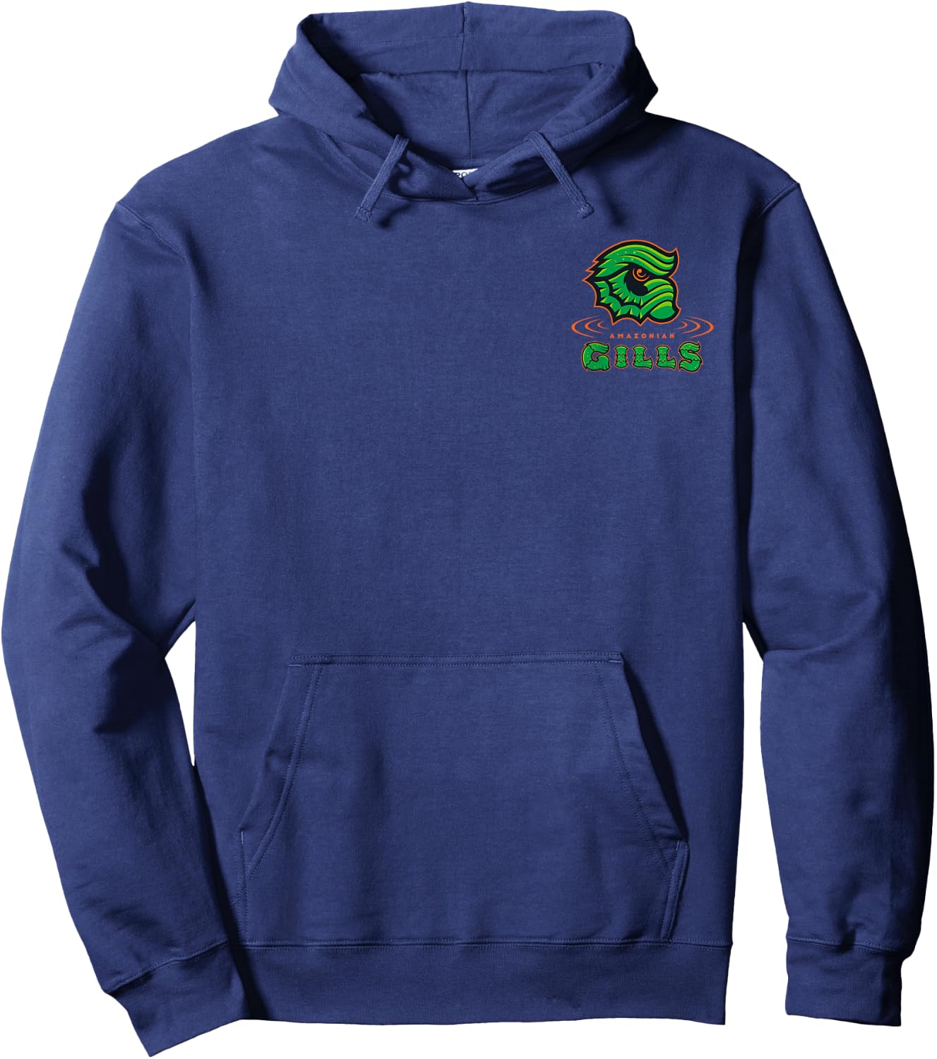 Universal Monsters Creature From The Black Lagoon Gills F&B Hoodie - Hoodie | Navy