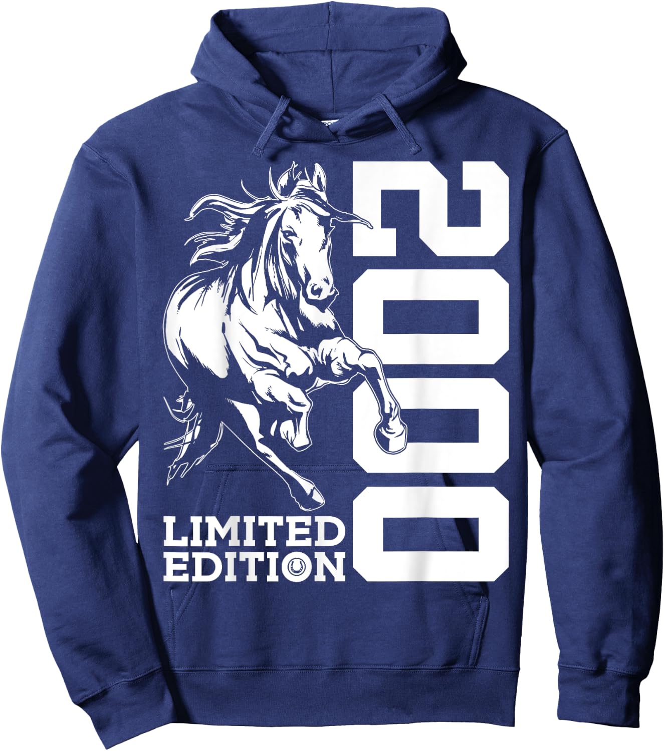 Riding 25th Birthday Horse Limited Edition 2000 Riders Hoodie - Hoodie | Navy