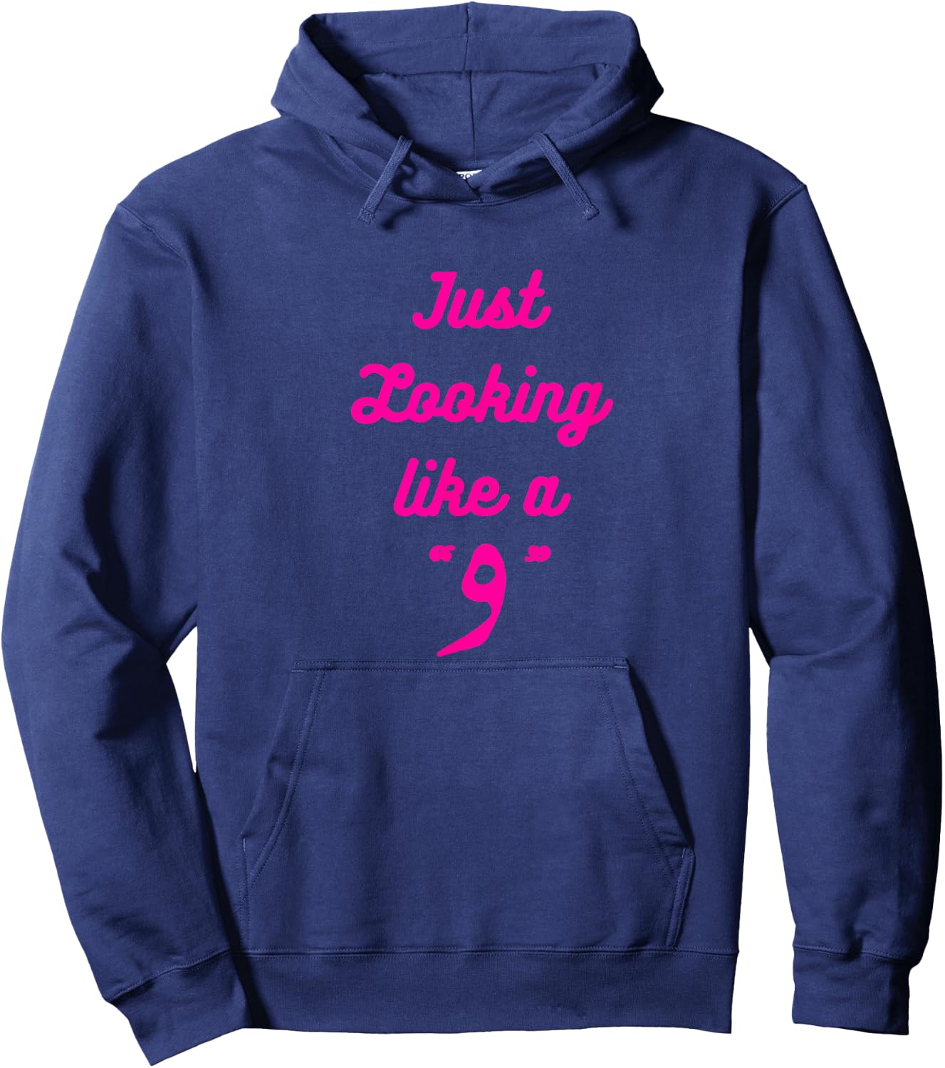 Just looking wow design Hoodie - Hoodie | Navy