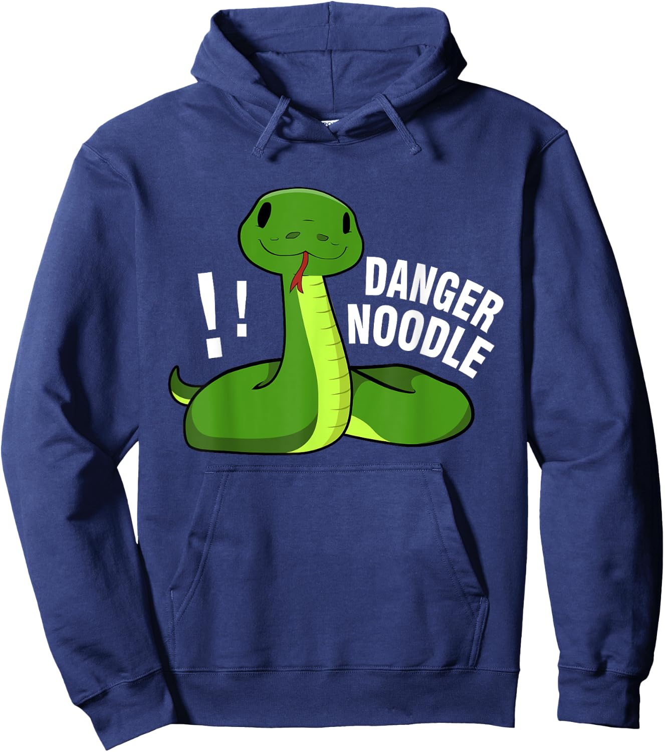 Dangerous Snake Danger Noodle Hoodie - Hoodie | Navy