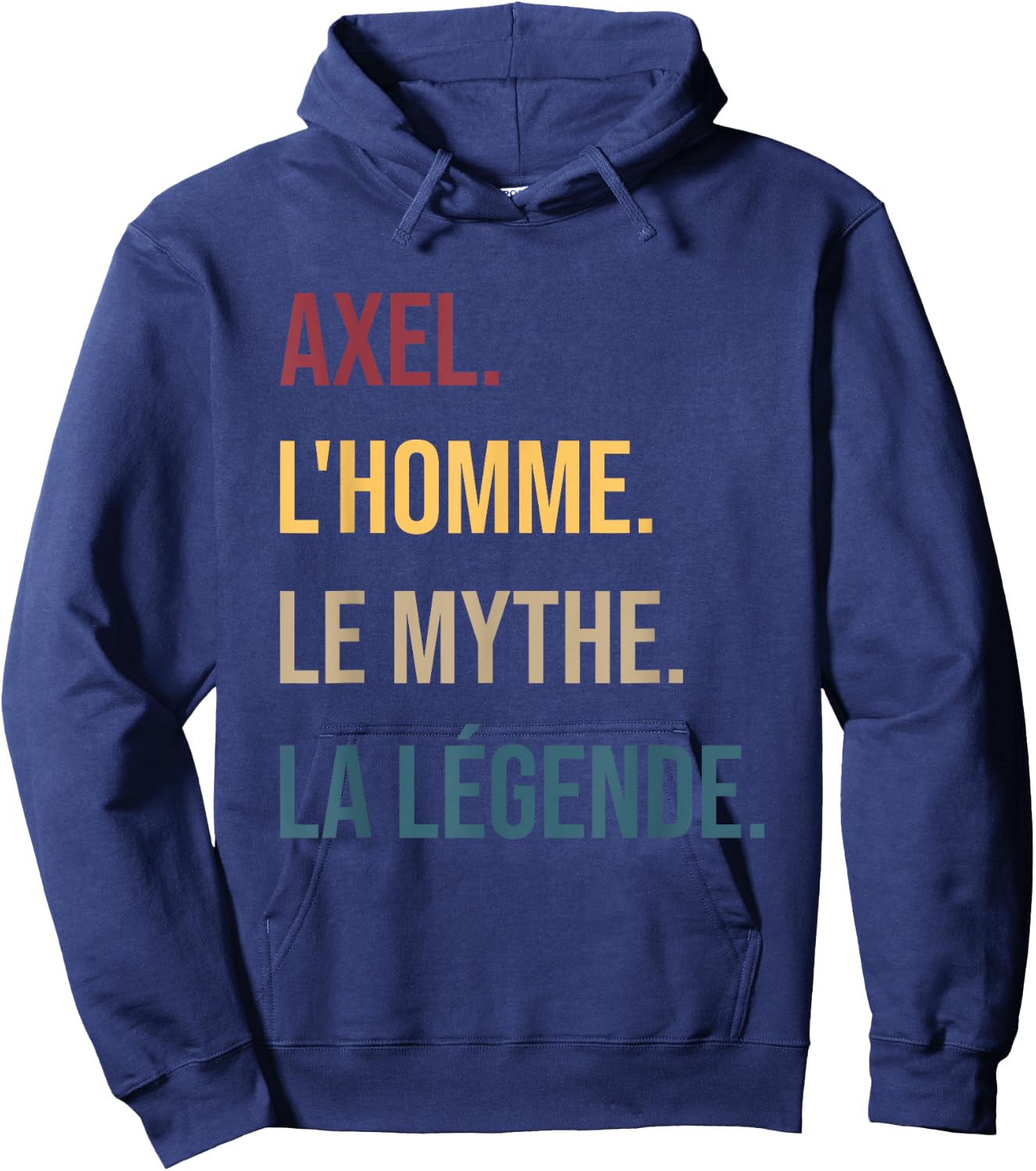 Axel Men's Myth Legend Custom Gift Axel Hoodie - Hoodie | Navy