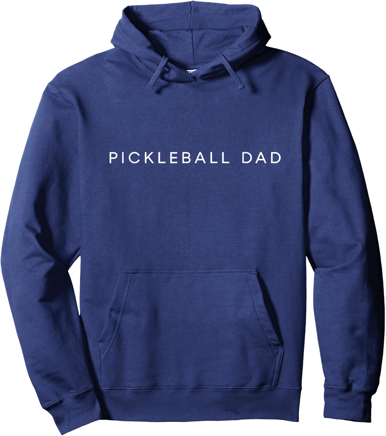 Pickleball Dad Funny Minimalist Text Fathers Day Player Hoodie - Hoodie | Navy