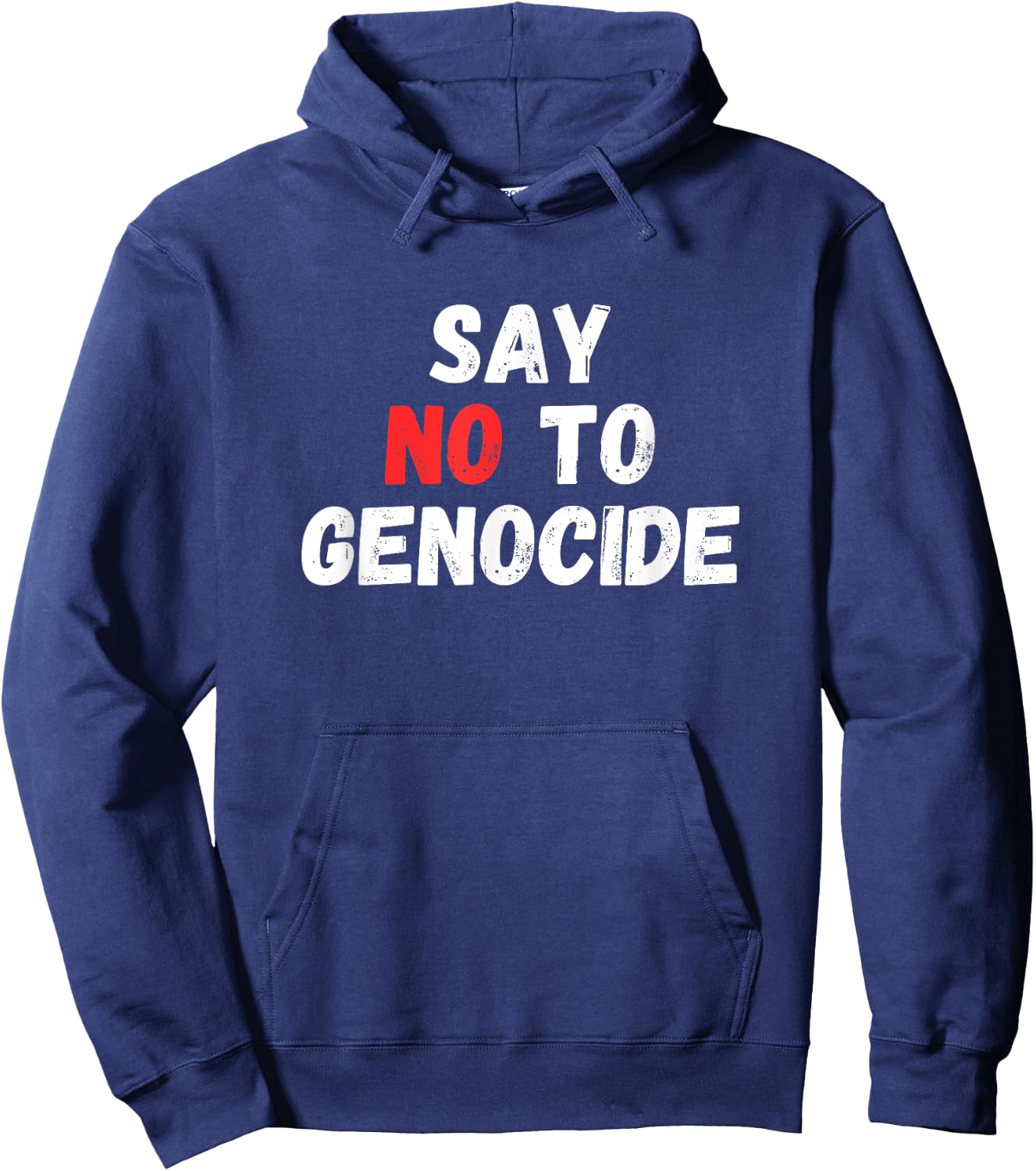 Say No to Genocide Hoodie - Hoodie | Navy