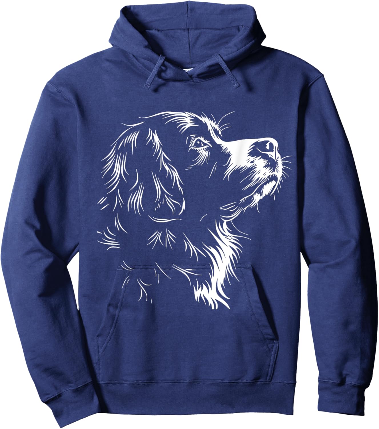 Bernese Mountain Dog Face Graphic Design Women Girls Kids Hoodie - Hoodie | Navy