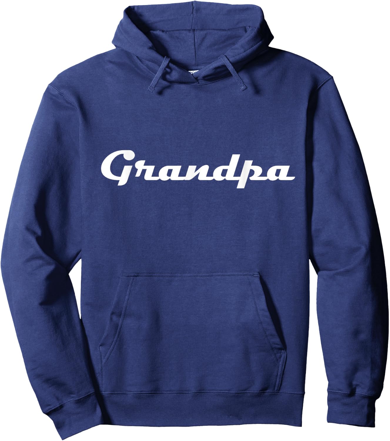 Grandpa Classic Retro Lettering Father's Day Pops Hoodie - Hoodie | Navy