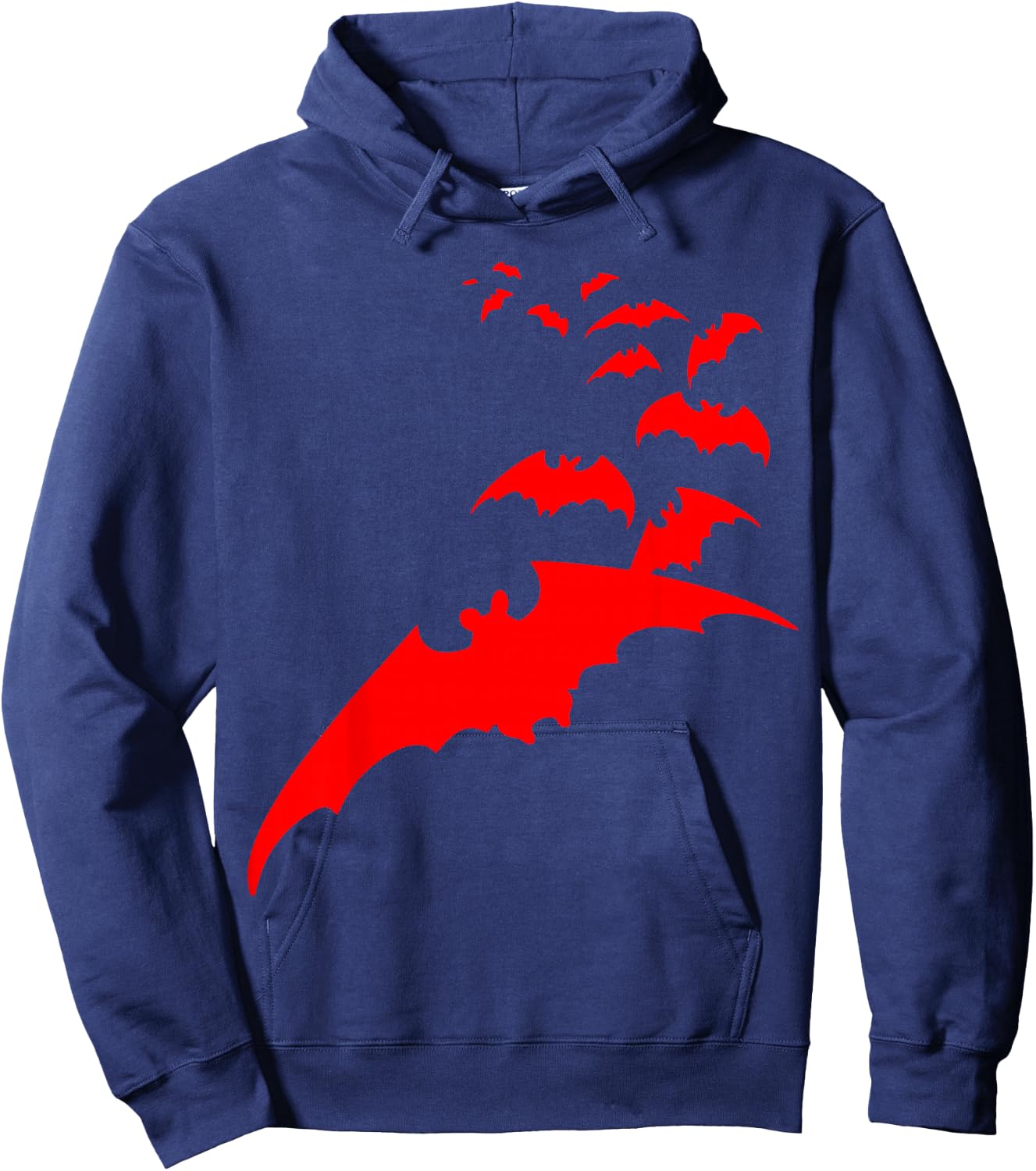 Halloween Batter Mouse Vampire Bat Costume Women's Men's Children's , black Hoodie - Hoodie | Navy