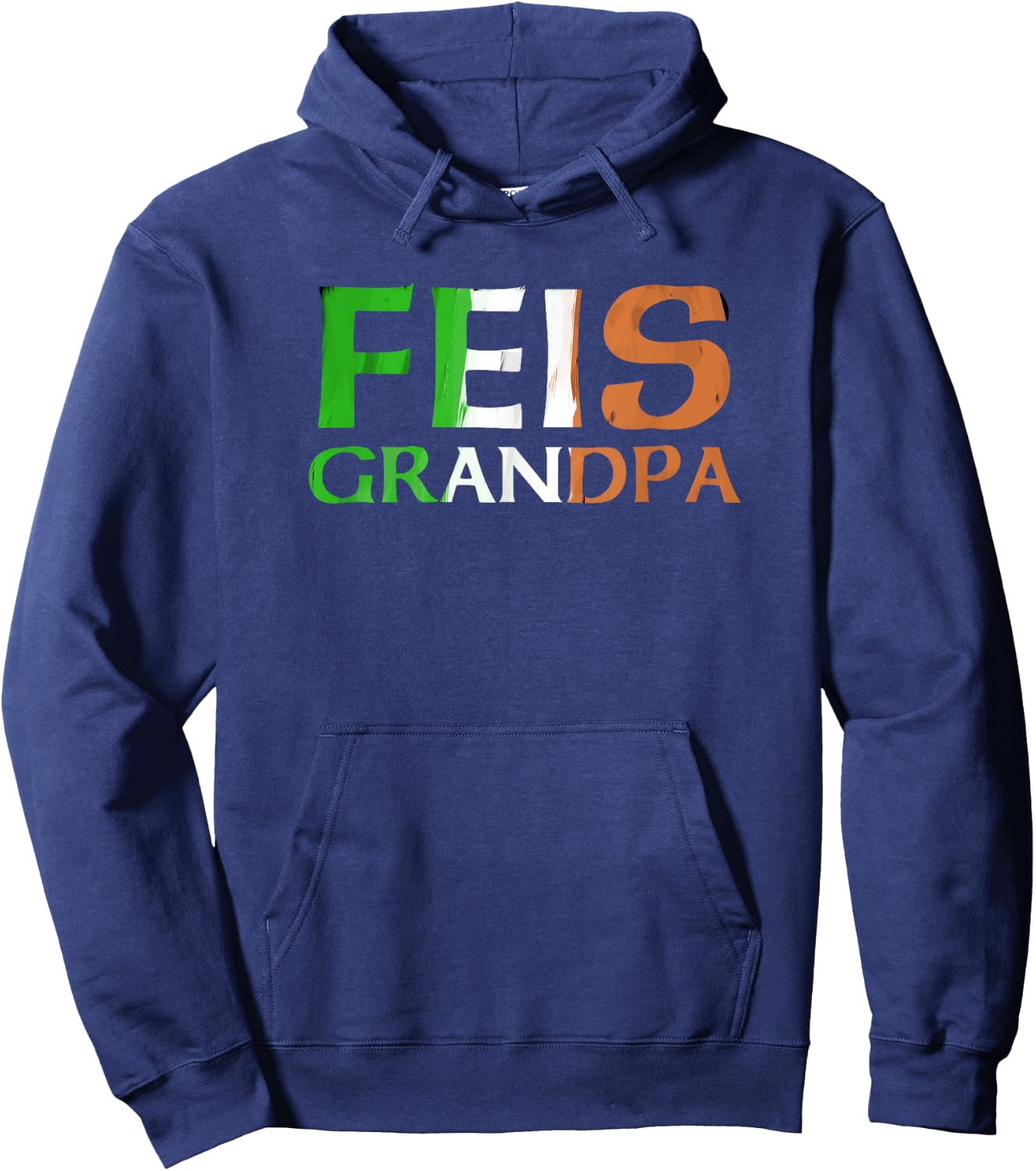 Feis Grandpa Irish Flag Hoodie - Hoodie | Navy
