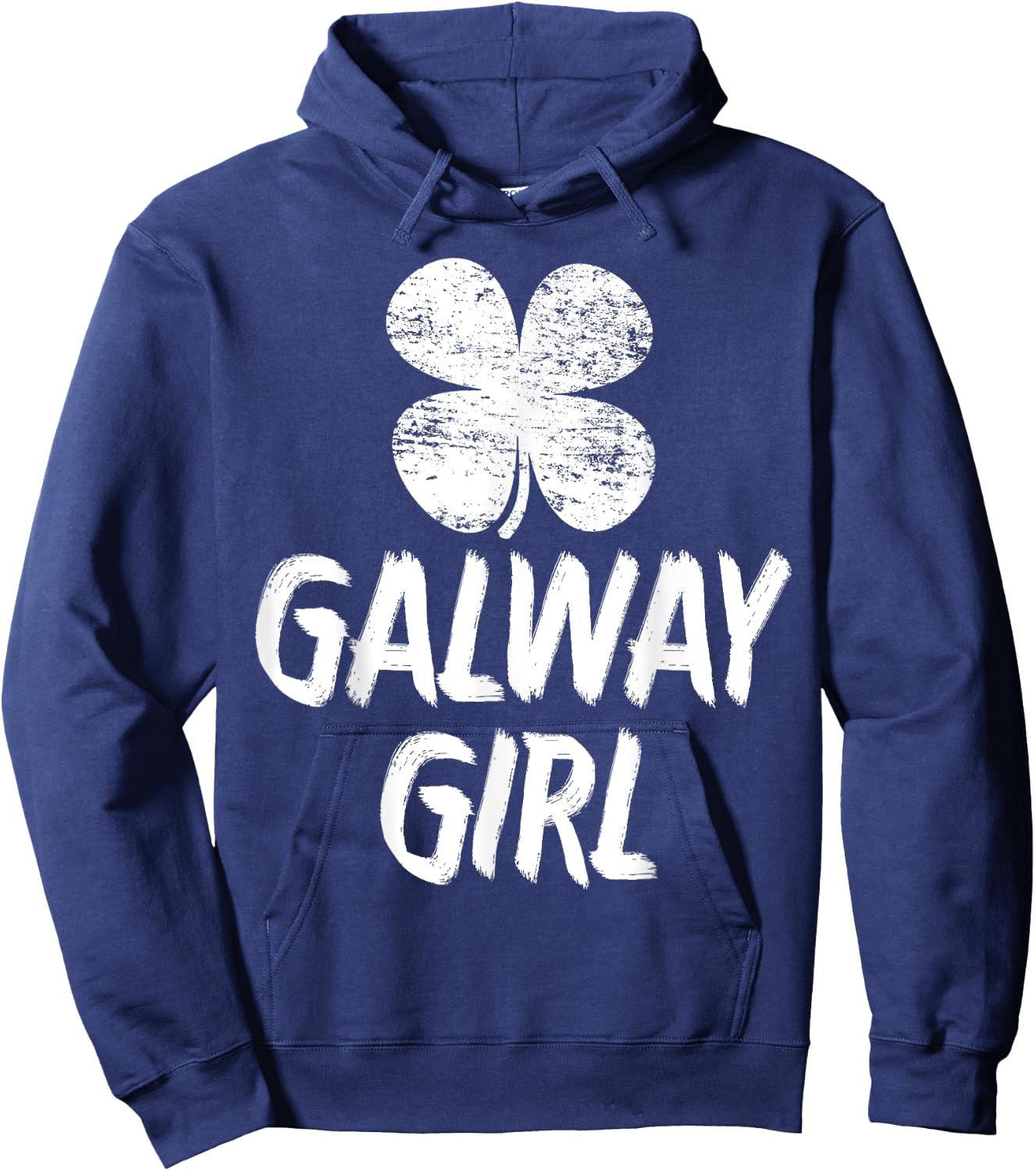 Galway Girl t Shirts Funny St Patricks Day Women Hoodie - Hoodie | Navy