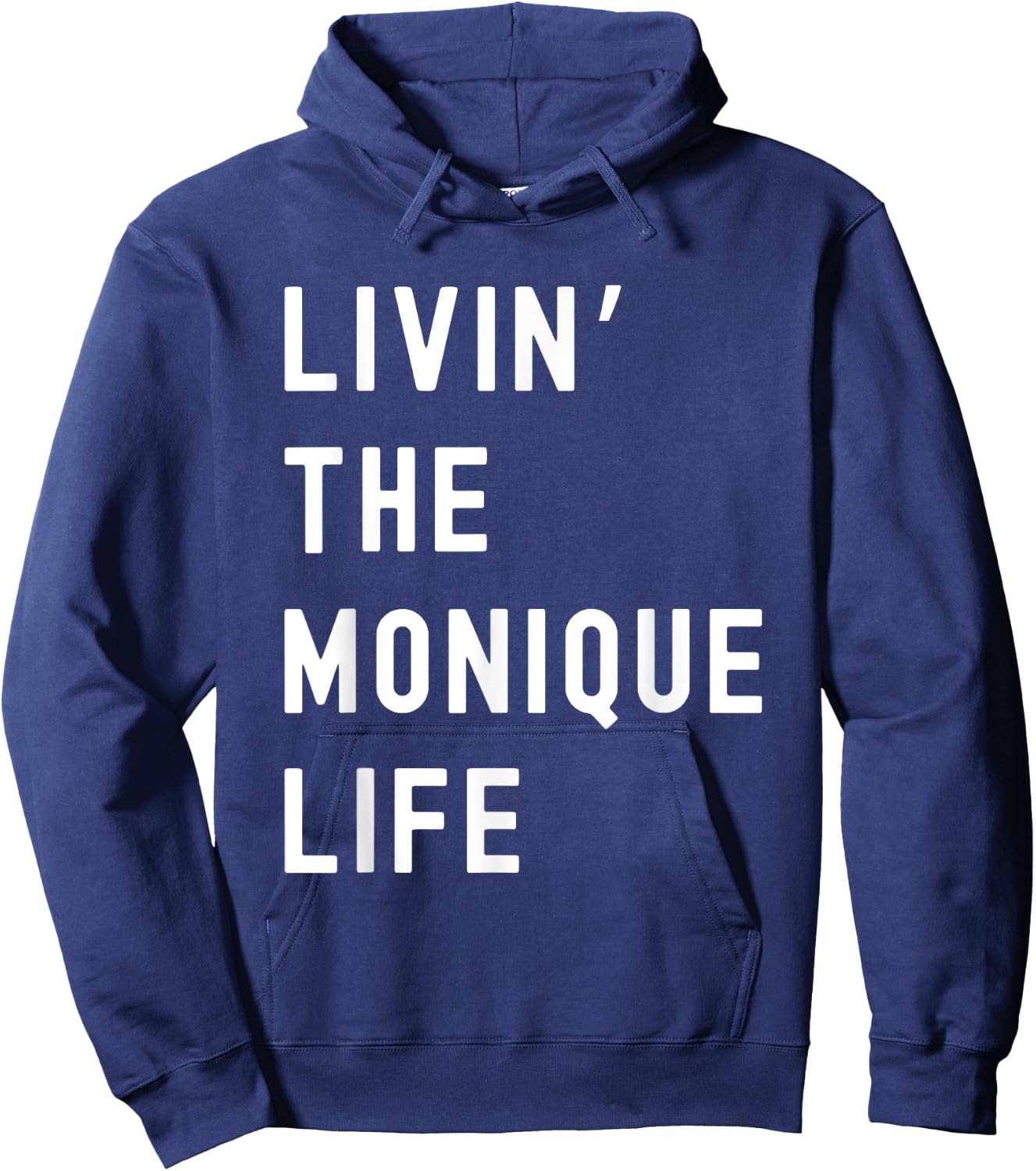 Monique Living The Monique Life Name Hoodie - Hoodie | Navy