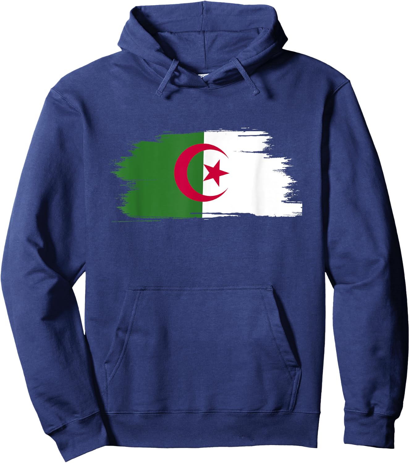 Algerian Flag Football Gift Jersey Dz , Black, S Hoodie - Hoodie | Navy