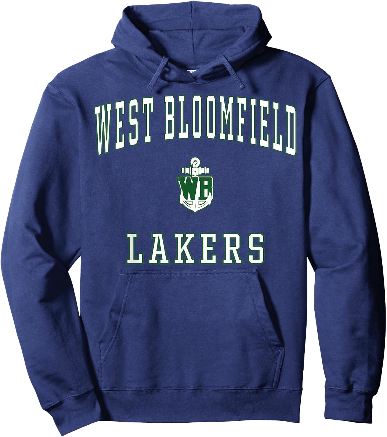 West Bloomfield High School Lakers Hoodie - Hoodie | Navy