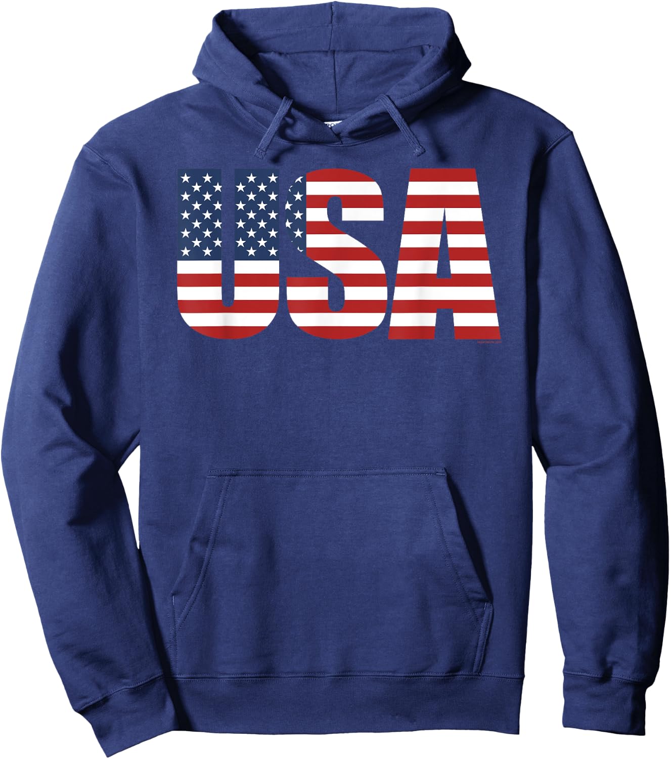 USA Shirt Men Women Kids Patriotic American Flag 4th of July Hoodie - Hoodie | Navy