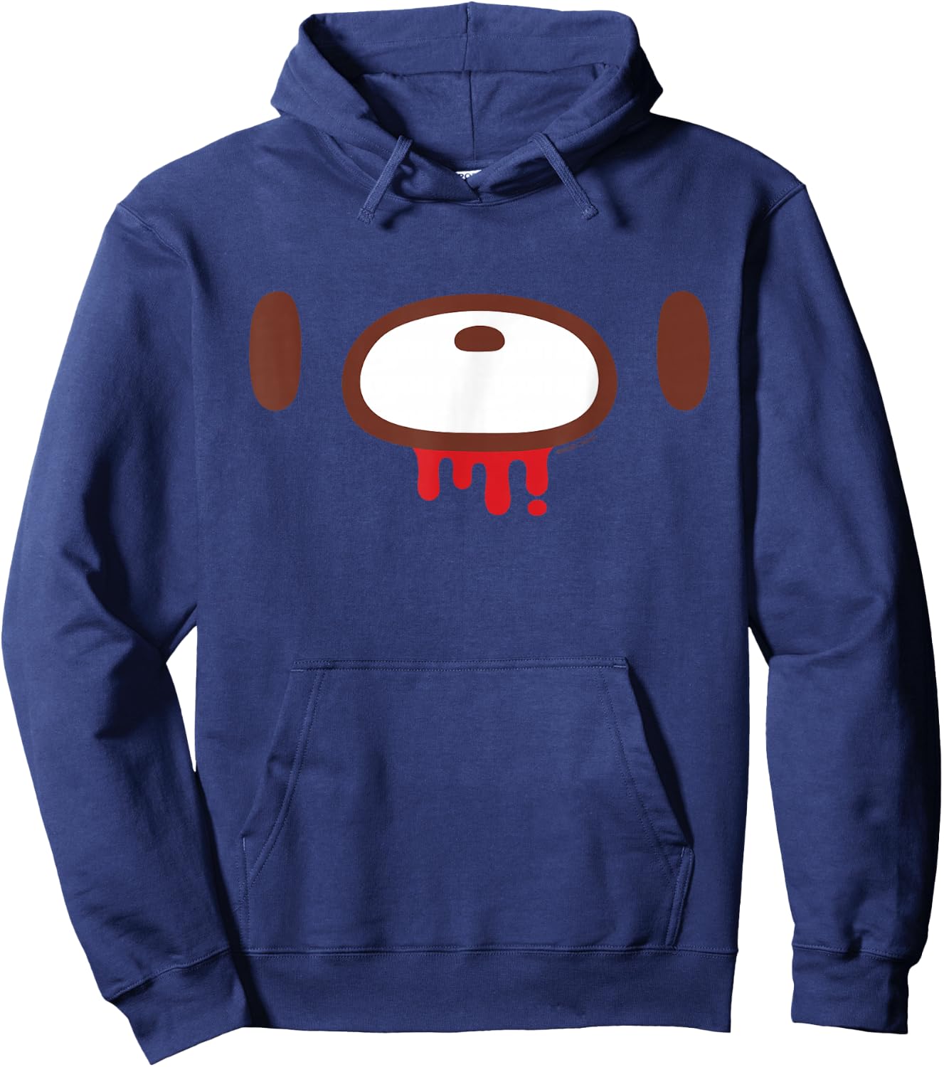 Gloomy Bear The Naughty Grizzly Anime-Manga mit Gesichtsdruck Hoodie - Hoodie | Navy