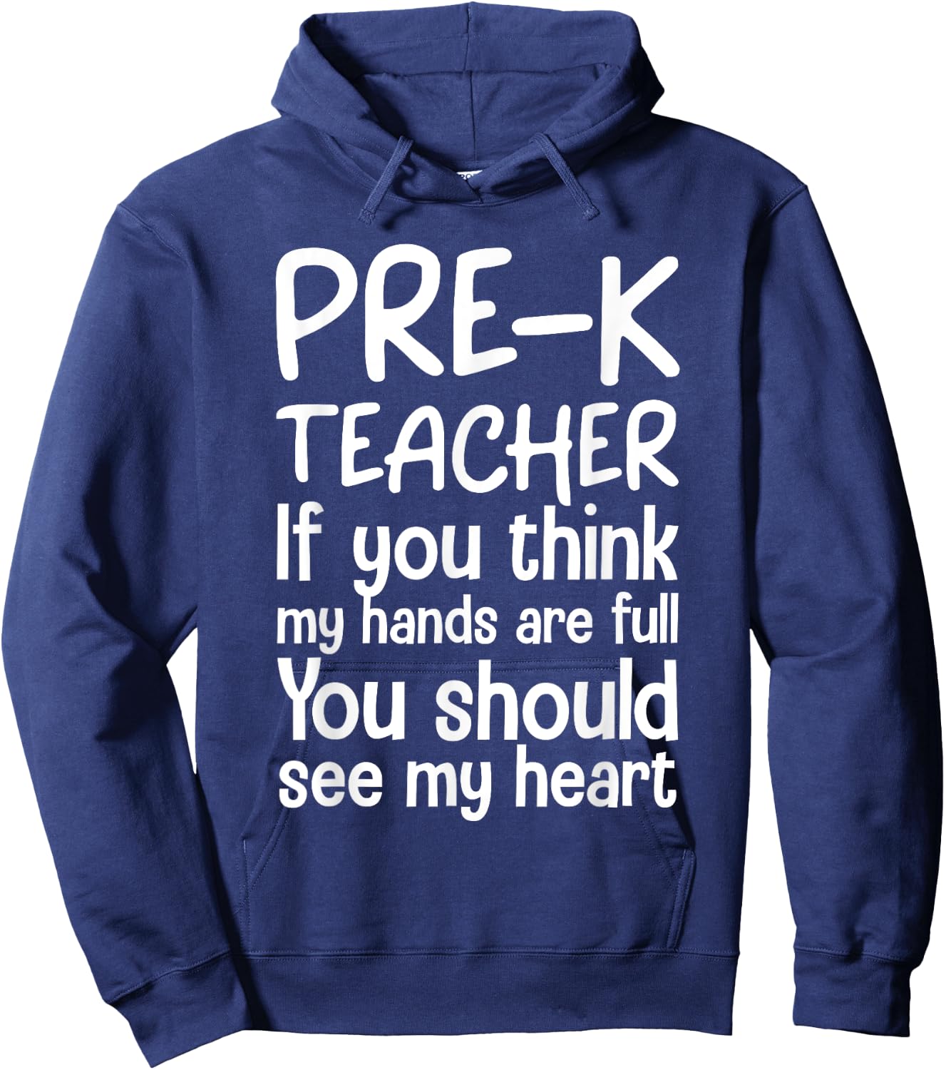 Pre-K Teacher Design Women Pre Kindergarten Teacher Hoodie - Hoodie | Navy