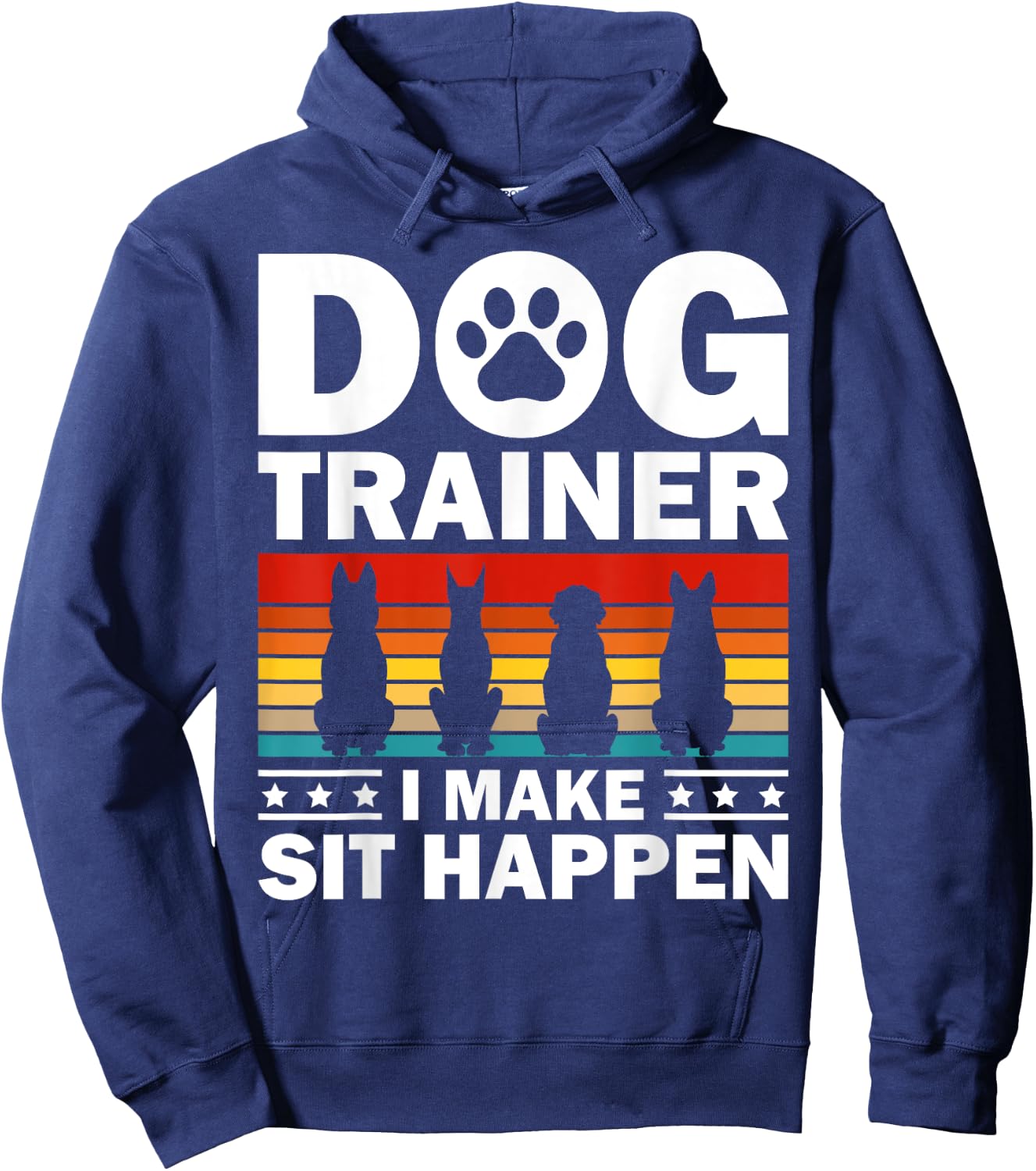 Cool Dog Trainer Women Dog Training Agility Class Hoodie - Hoodie | Navy