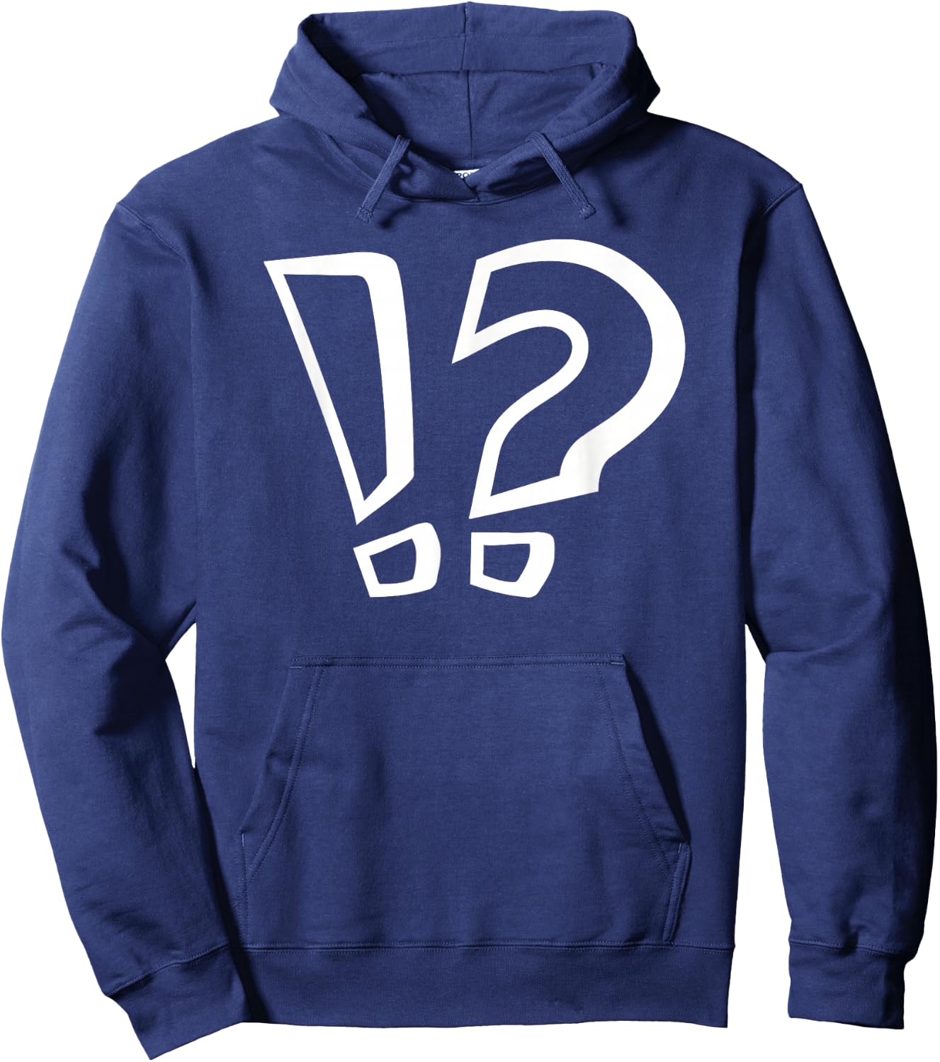 Question mark exclamation point Hoodie - Hoodie | Navy