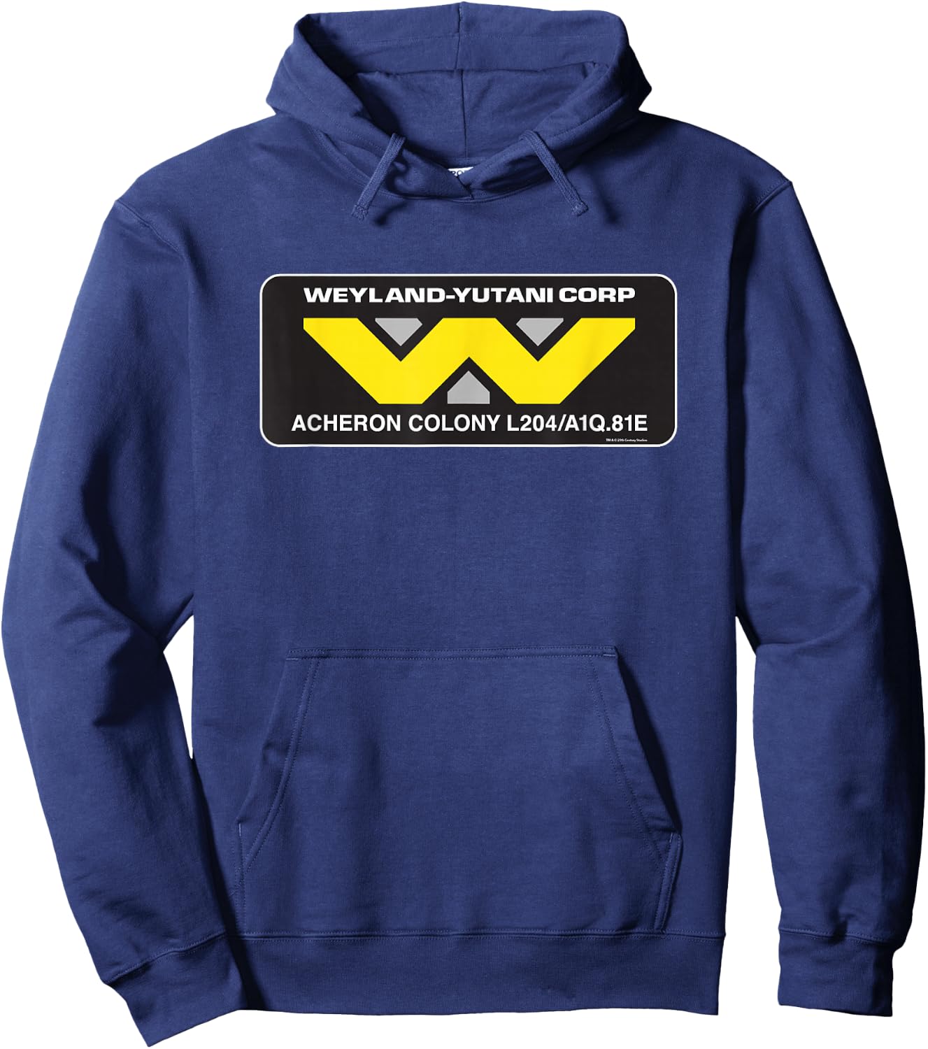 Alien 45th Anniversary Weyland-Yutani Corp Acheron Logo Hoodie - Hoodie | Navy