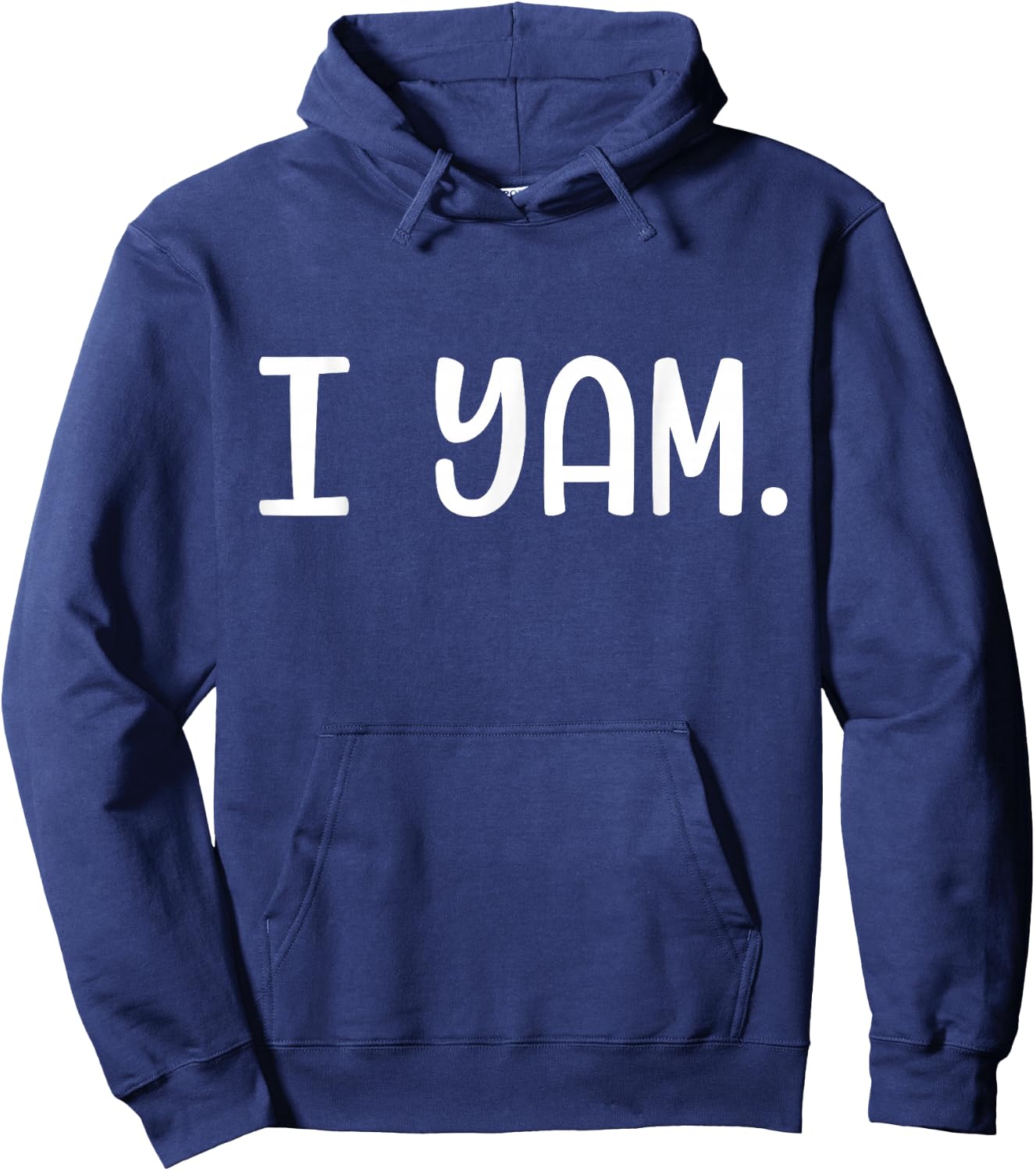 I yam sweet potato for matching thanksgiving costume Hoodie - Hoodie | Navy