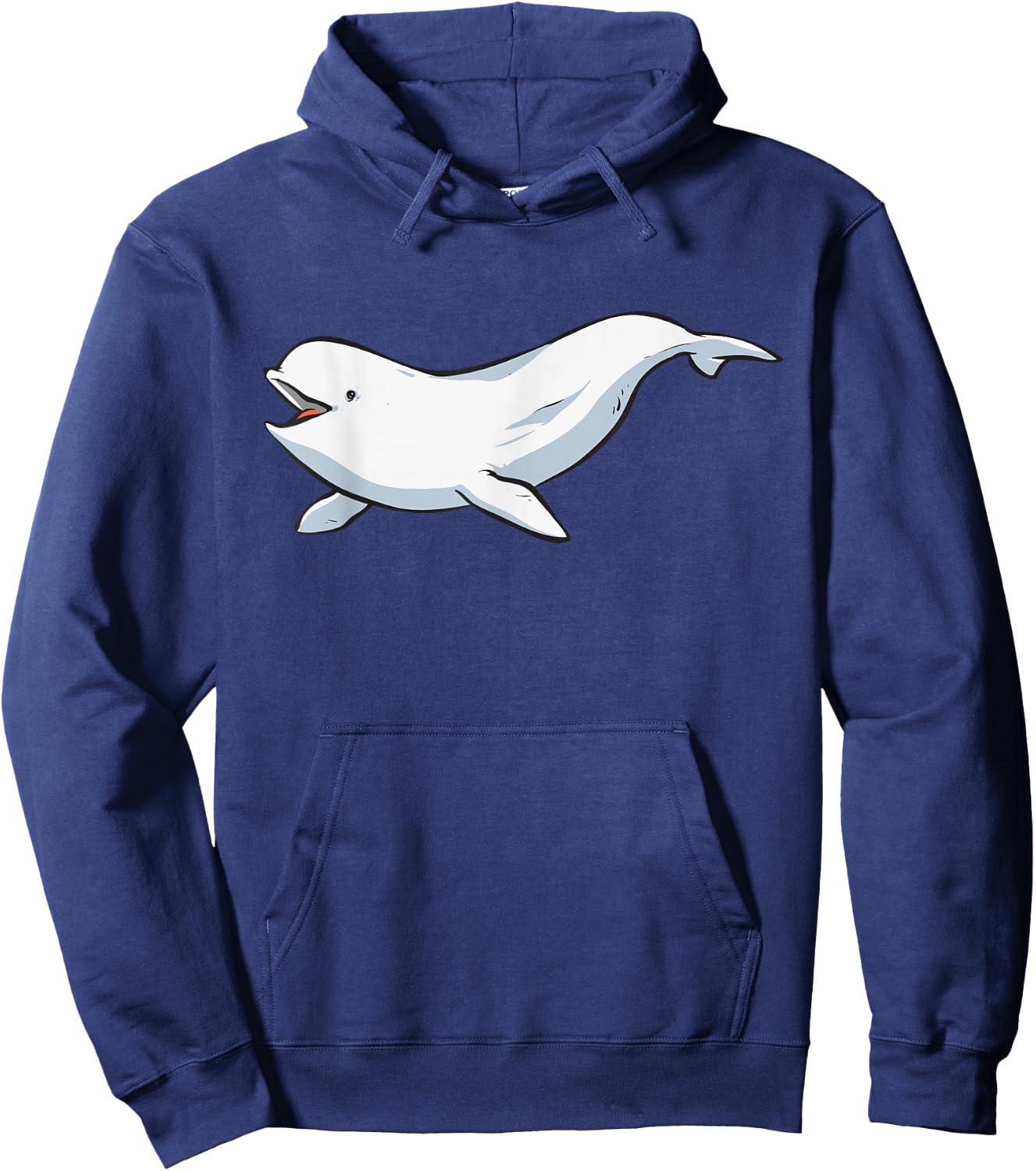 Beluga Whale Hoodie - Hoodie | Navy