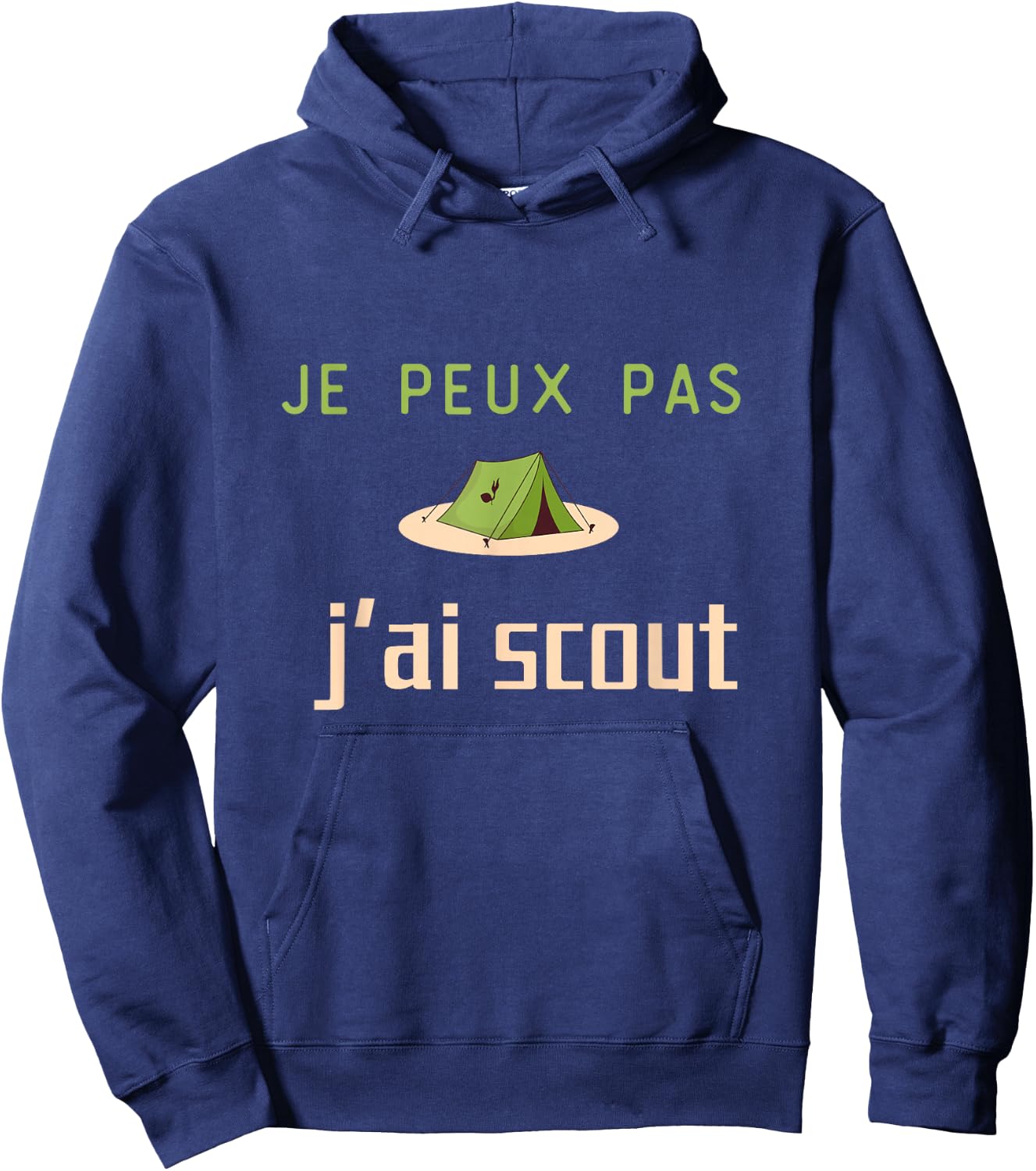 je peux pas j'ai scout , Black, S Hoodie - Hoodie | Navy