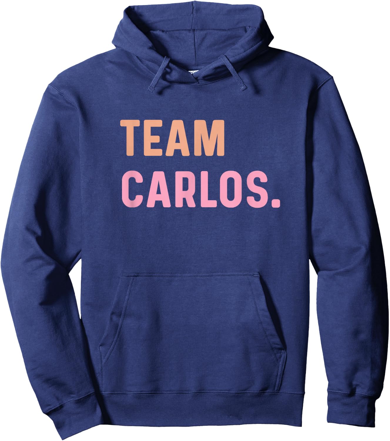 Team Carlos Name , black Hoodie - Hoodie | Navy