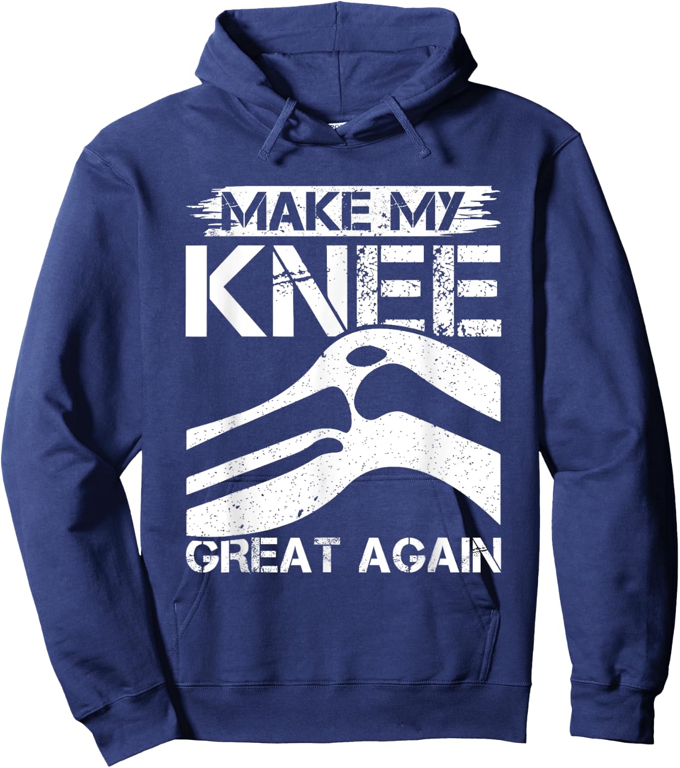 Making My Knee Awesome Again - Surgery Hoodie - Hoodie | Navy
