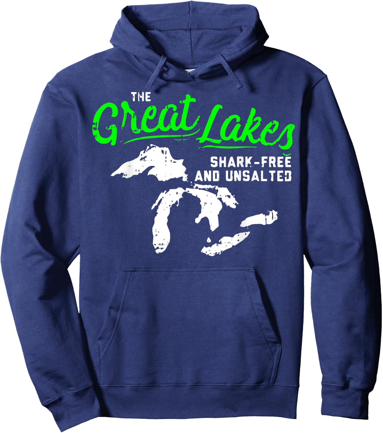 The Great Lakes Shark Free Unsalted Hoodie - Hoodie | Navy