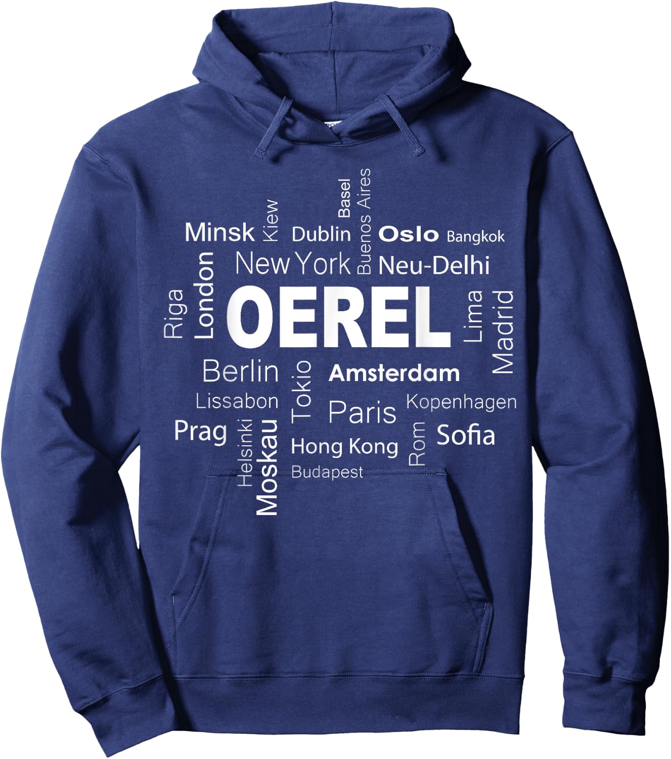 Oerel - New York - Berlin - Oerel meine Hauptstadt Hoodie - Hoodie | Navy