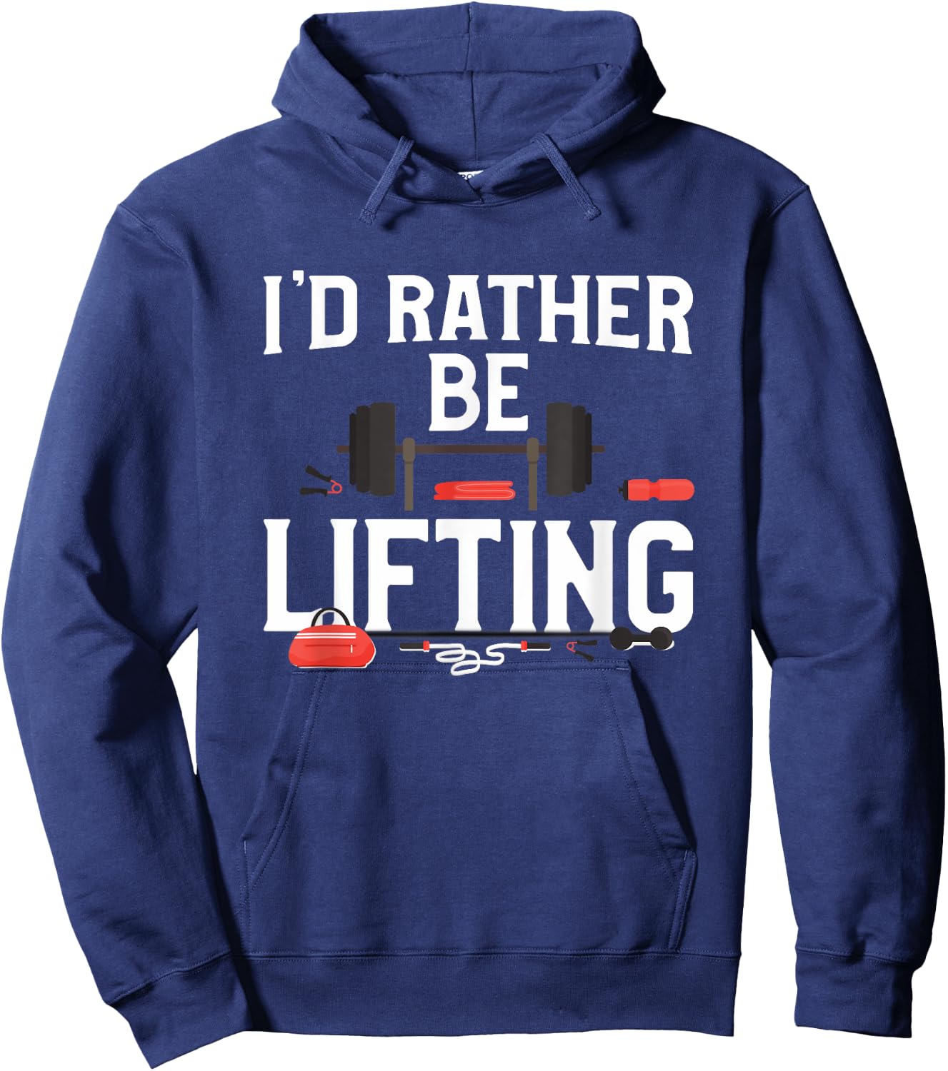 I'd Rather Be Lifting Hoodie - Hoodie | Navy