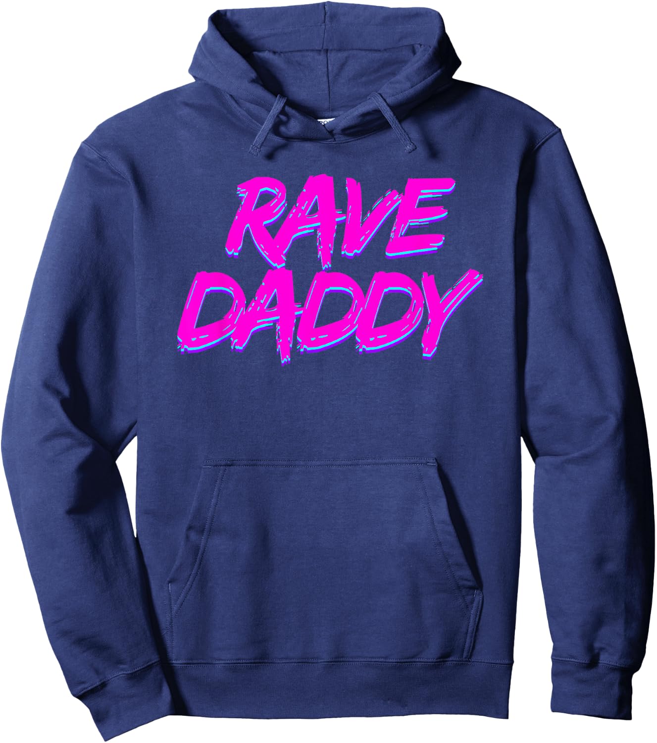 Rave Daddy Techno Rave Festival Party EDM Dance Bass Herren Hoodie - Hoodie | Navy
