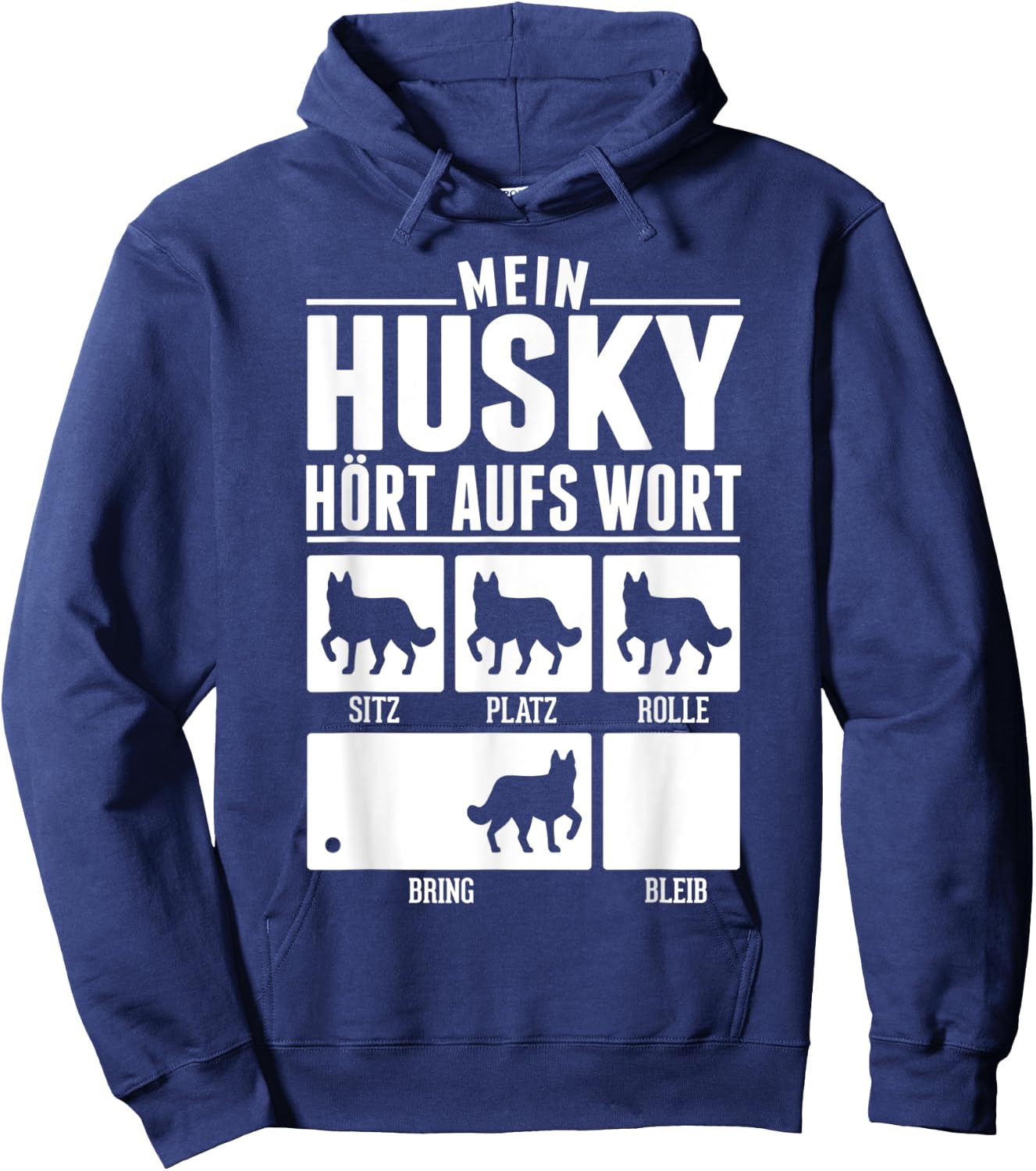 Mein Husky hört aufs Wort Hoodie - Hoodie | Navy