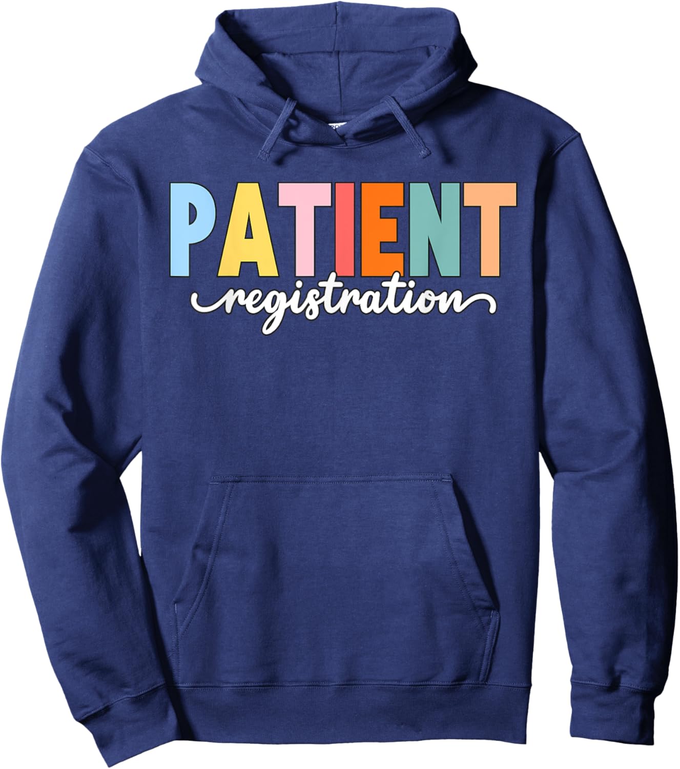 Registrar Emergency Department Hospital Patient Registration Hoodie - Hoodie | Navy