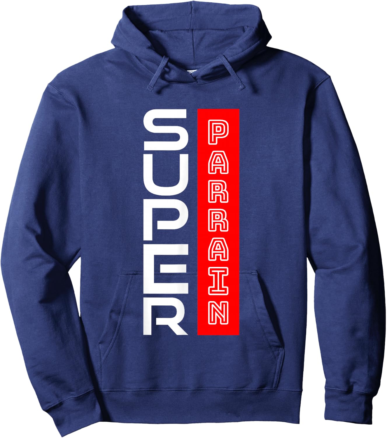 Godfather Gift Super Godfather Humour Birthday Christmas Funny Hoodie - Hoodie | Navy