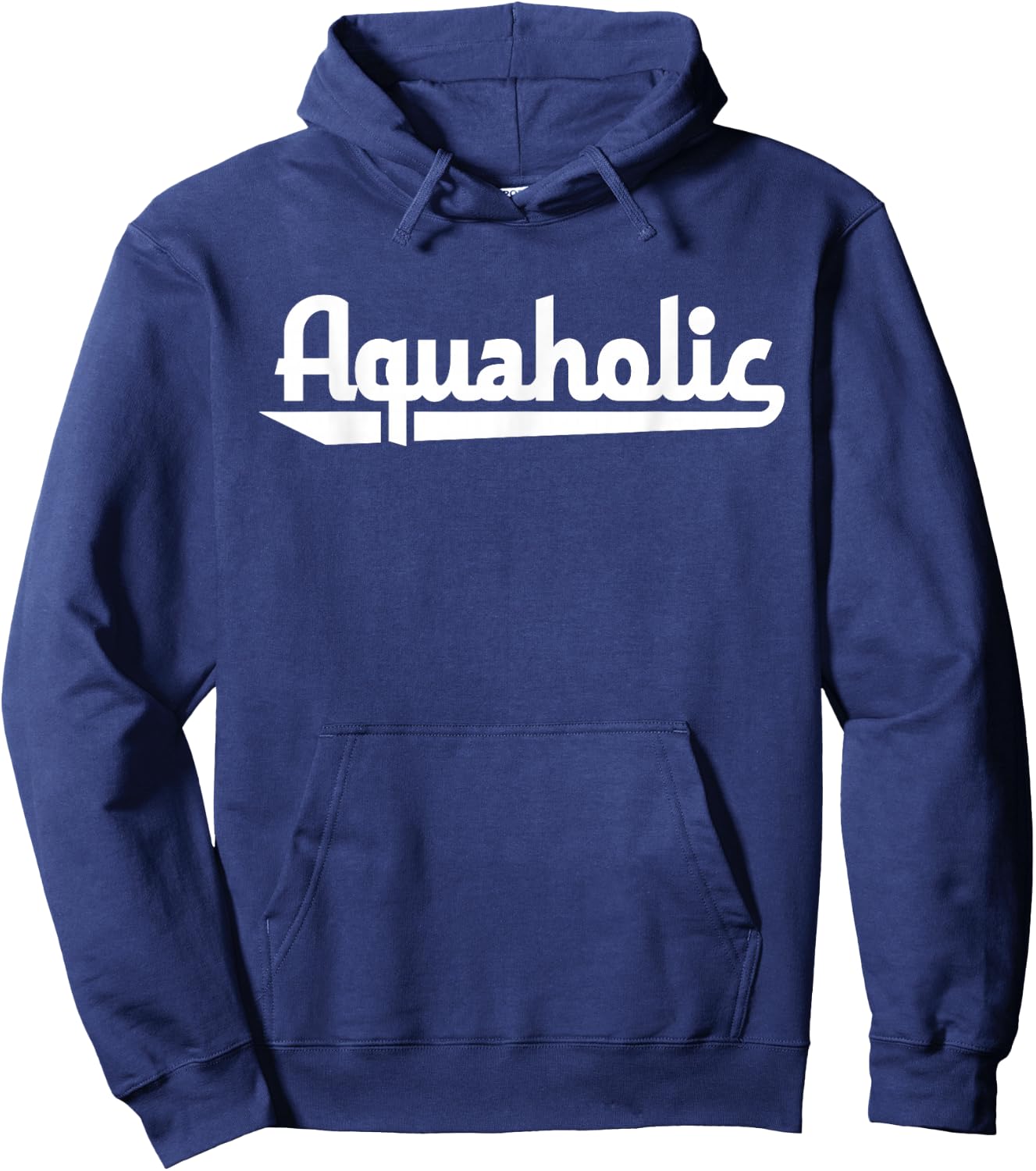 Aquaholic Swimming Shirt Hoodie - Hoodie | Navy