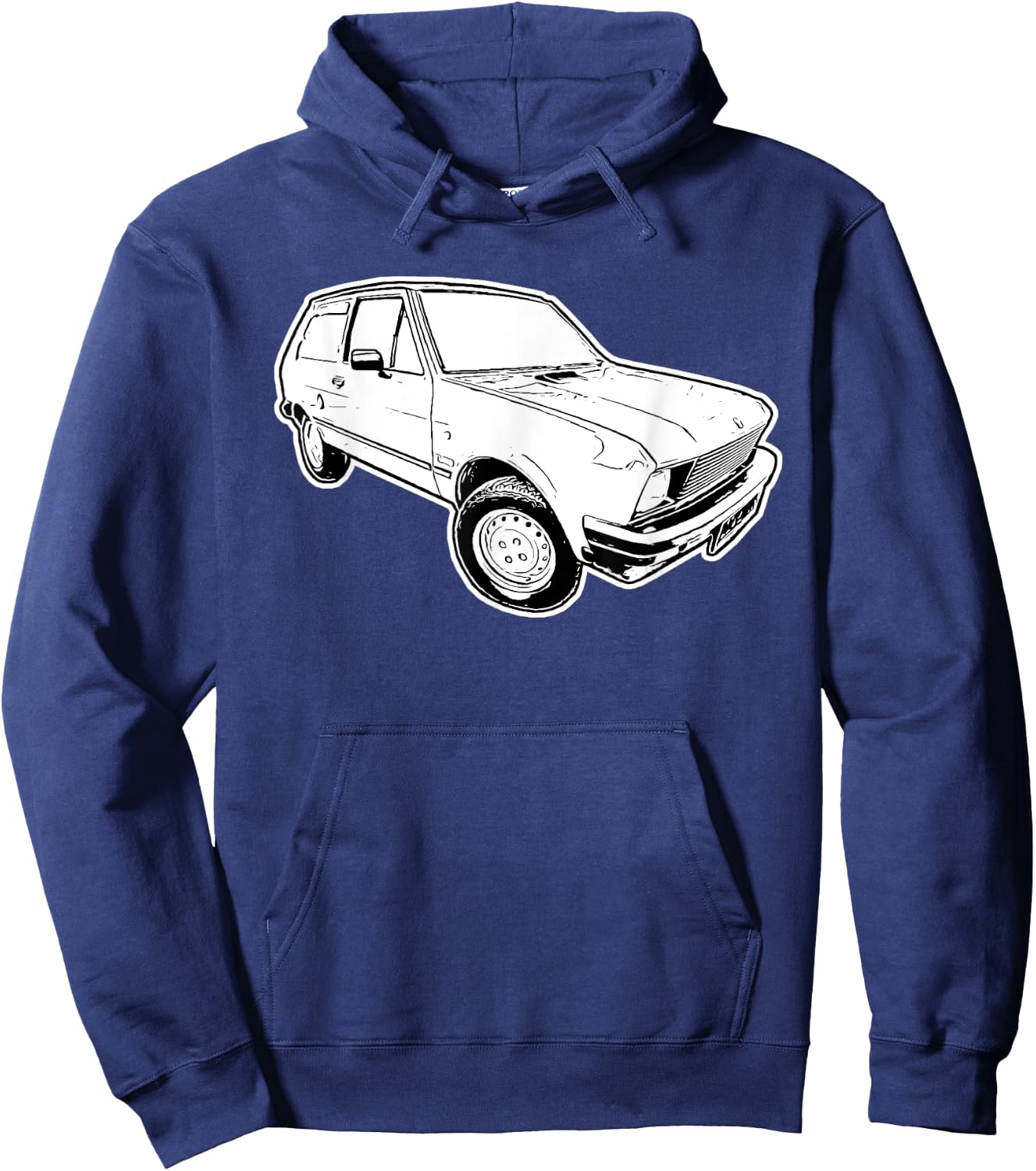 Yugo 45 Klassisches Auto Zastava Jugoslawien Autos Yugo 45A Hoodie - Hoodie | Navy