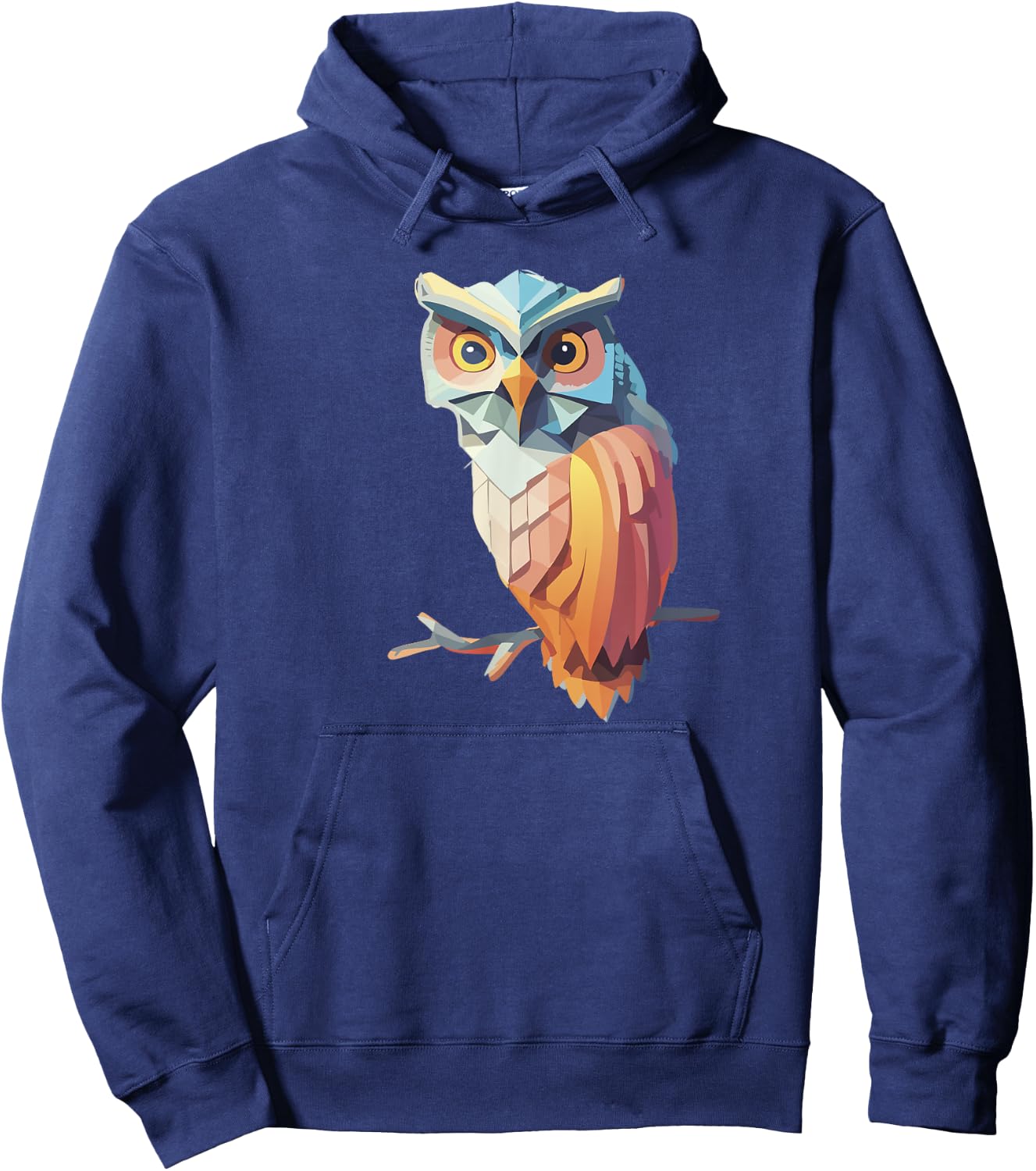 Wise Owl Artwork - Bird Art Animal, Owl Birds, Owl Gifts Hoodie - Hoodie | Navy