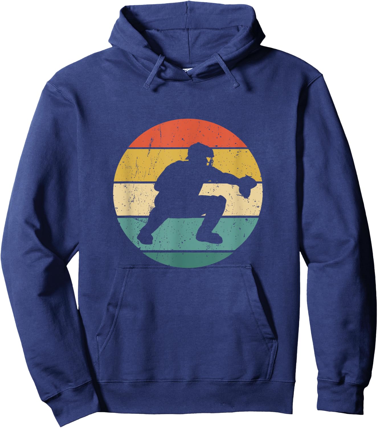Vintage Baseball Catchers Gear Gift Hoodie - Hoodie | Navy