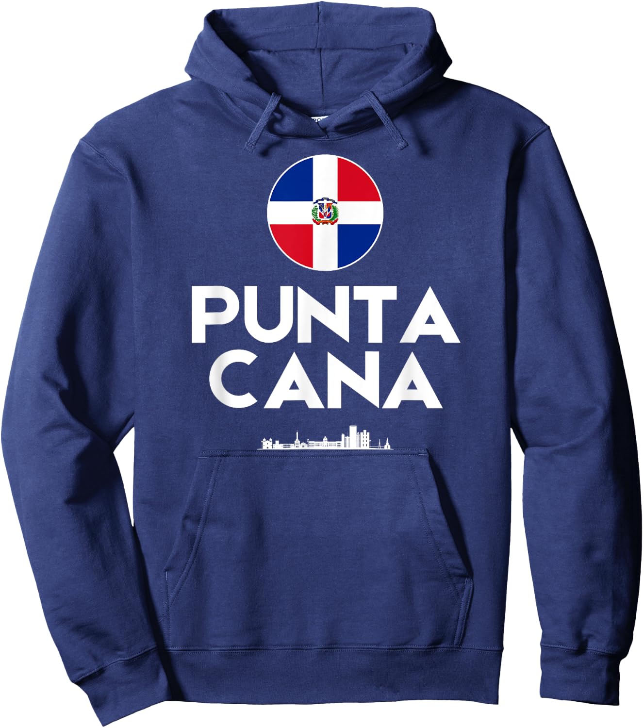 Punta Cana City Republica Dominicana Women Men Travel Hoodie - Hoodie | Navy