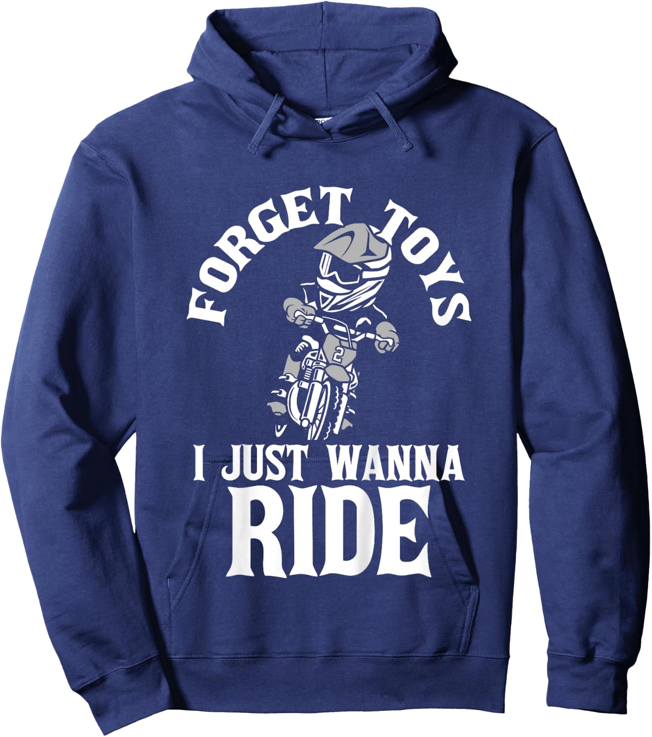 Forget Toys - Lustiges Dirt Bike Kid Motocross MX Racer Boy Girl Hoodie - Hoodie | Navy