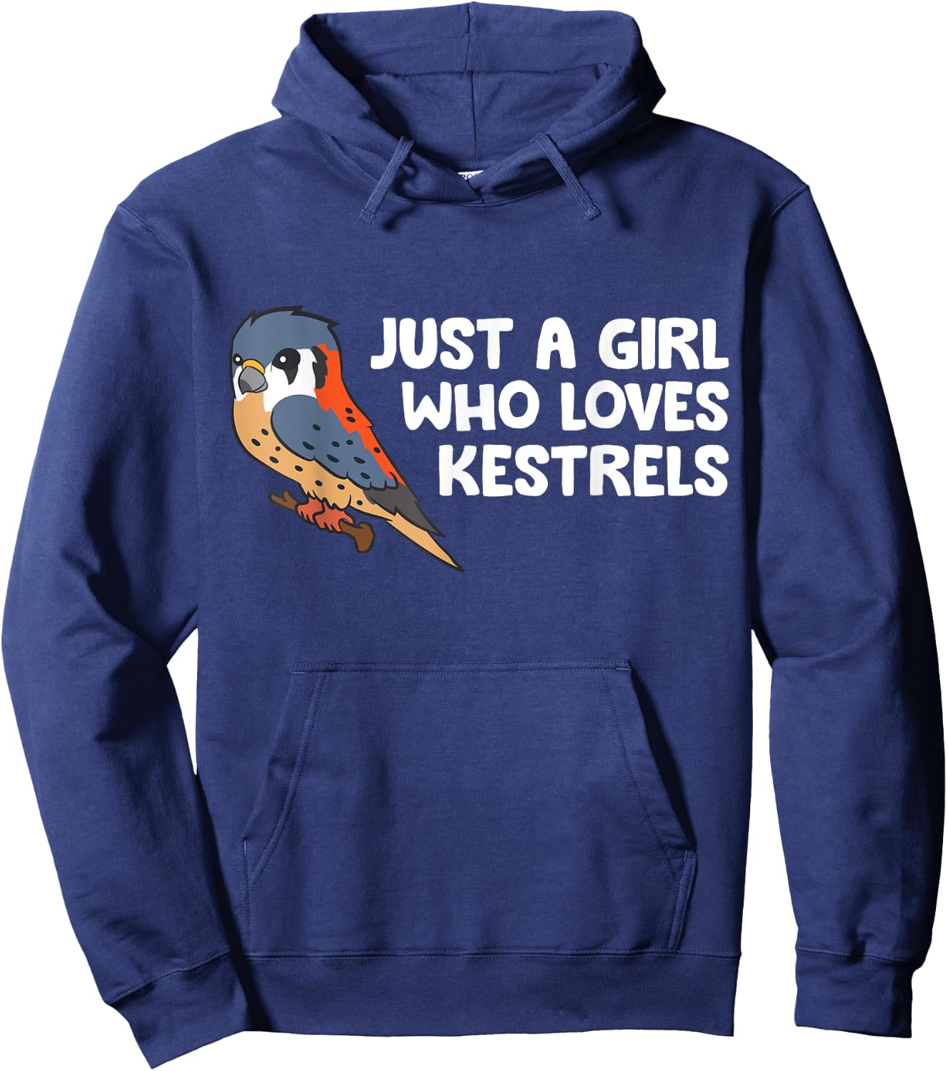 Just a Girl Who Loves Kestrels Hoodie - Hoodie | Navy