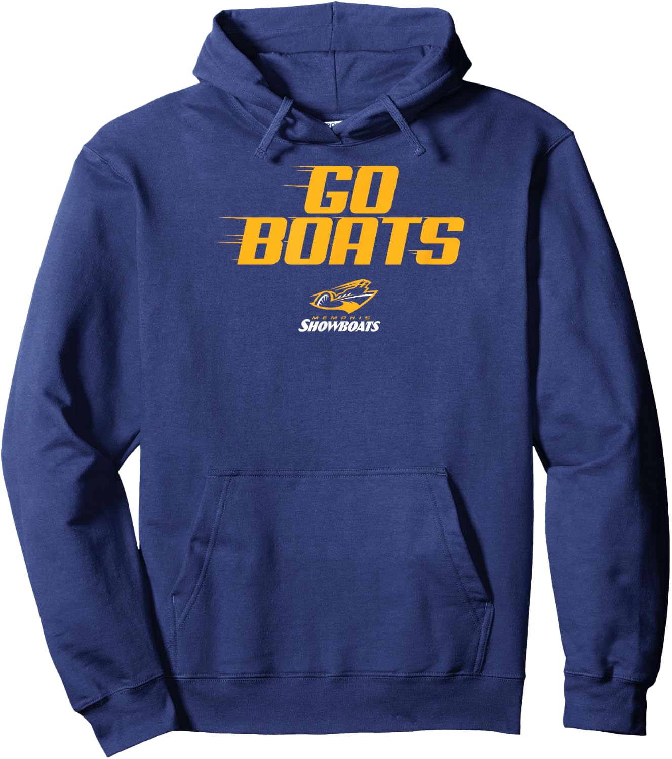 Memphis Showboats UFL - Go Boats - Memphis Football Hoodie - Hoodie | Navy